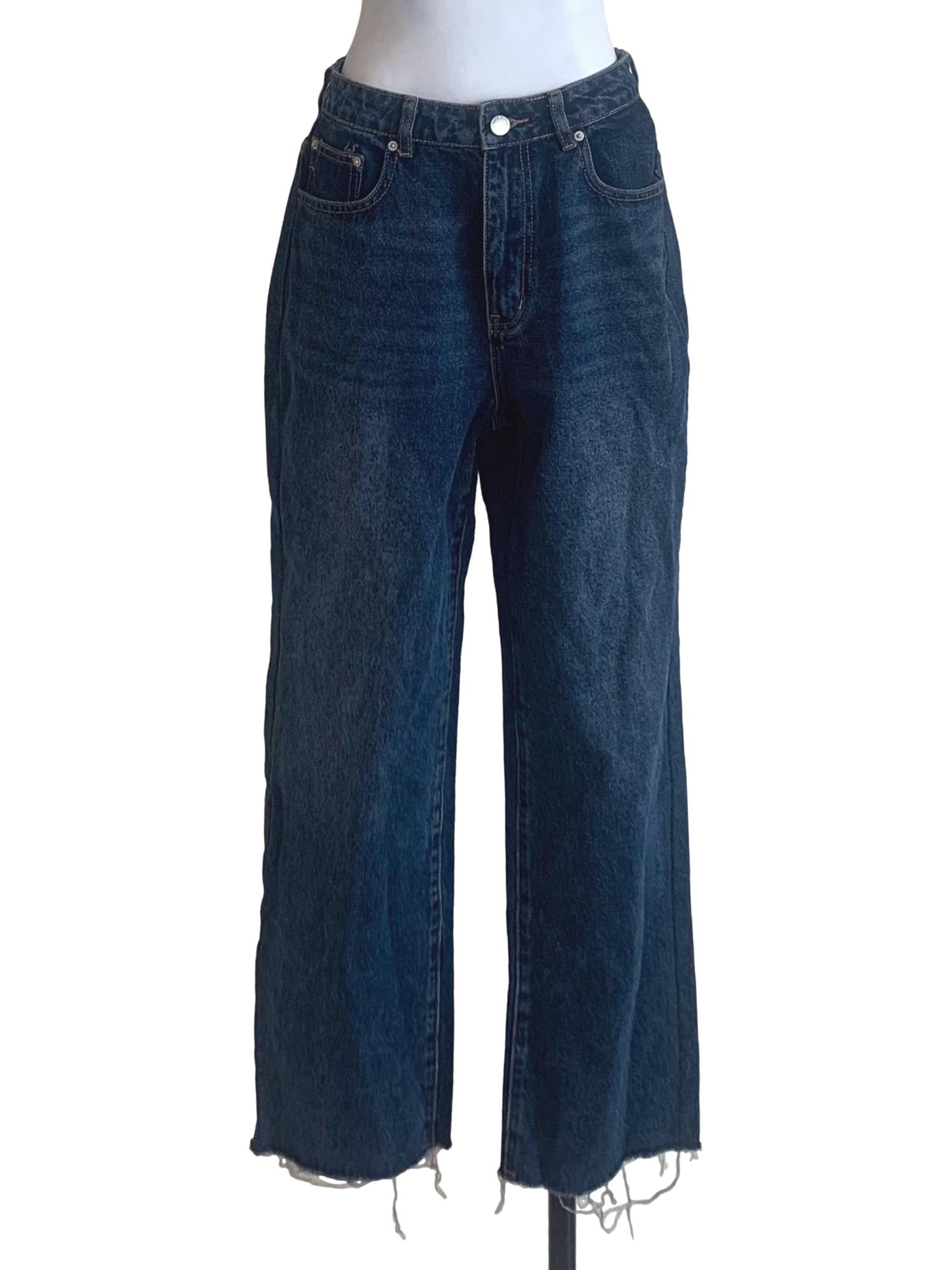 Denim Blue Straight Fit Jeans LB