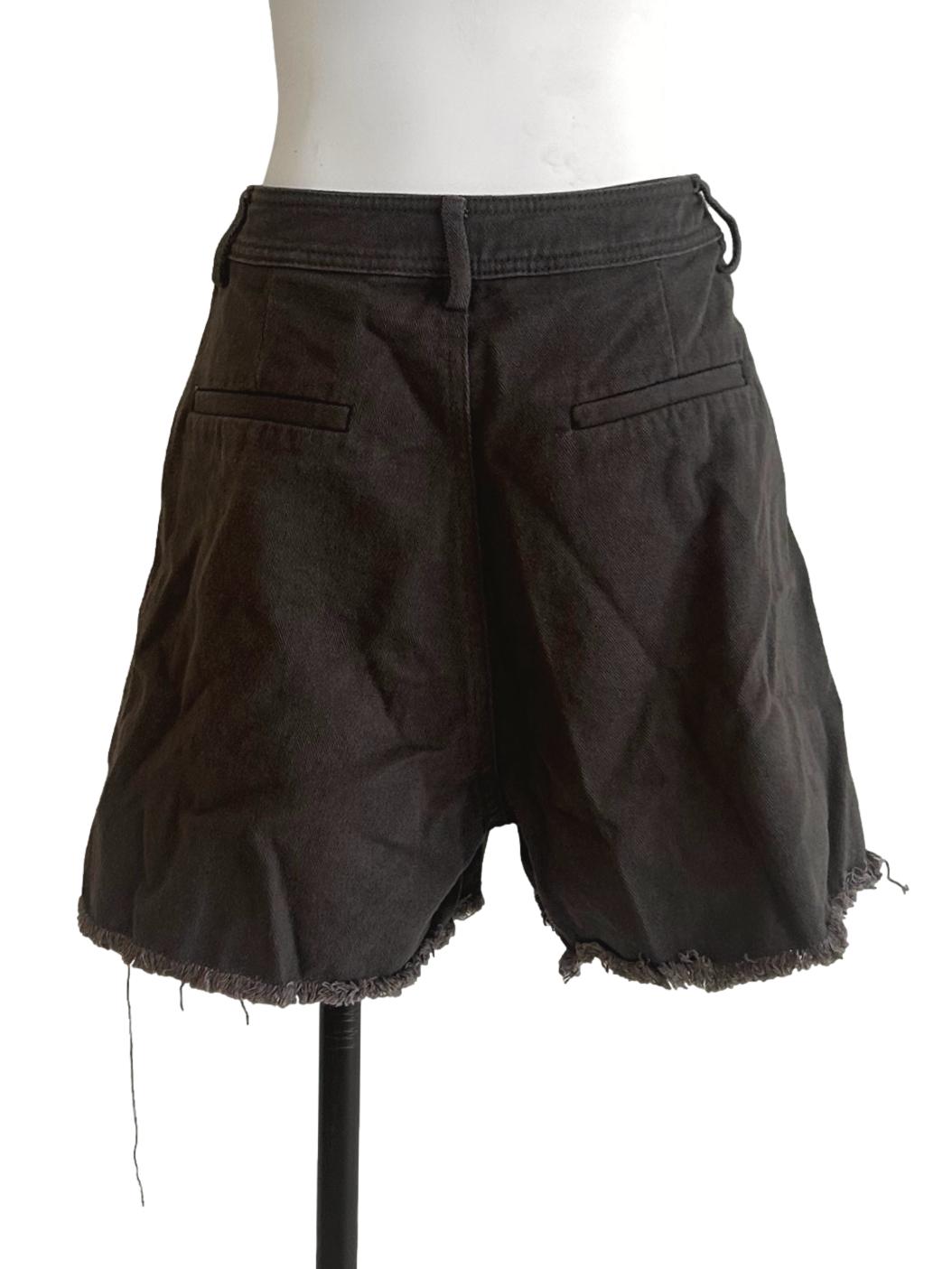 Pecan Brown Denim Shorts TCL