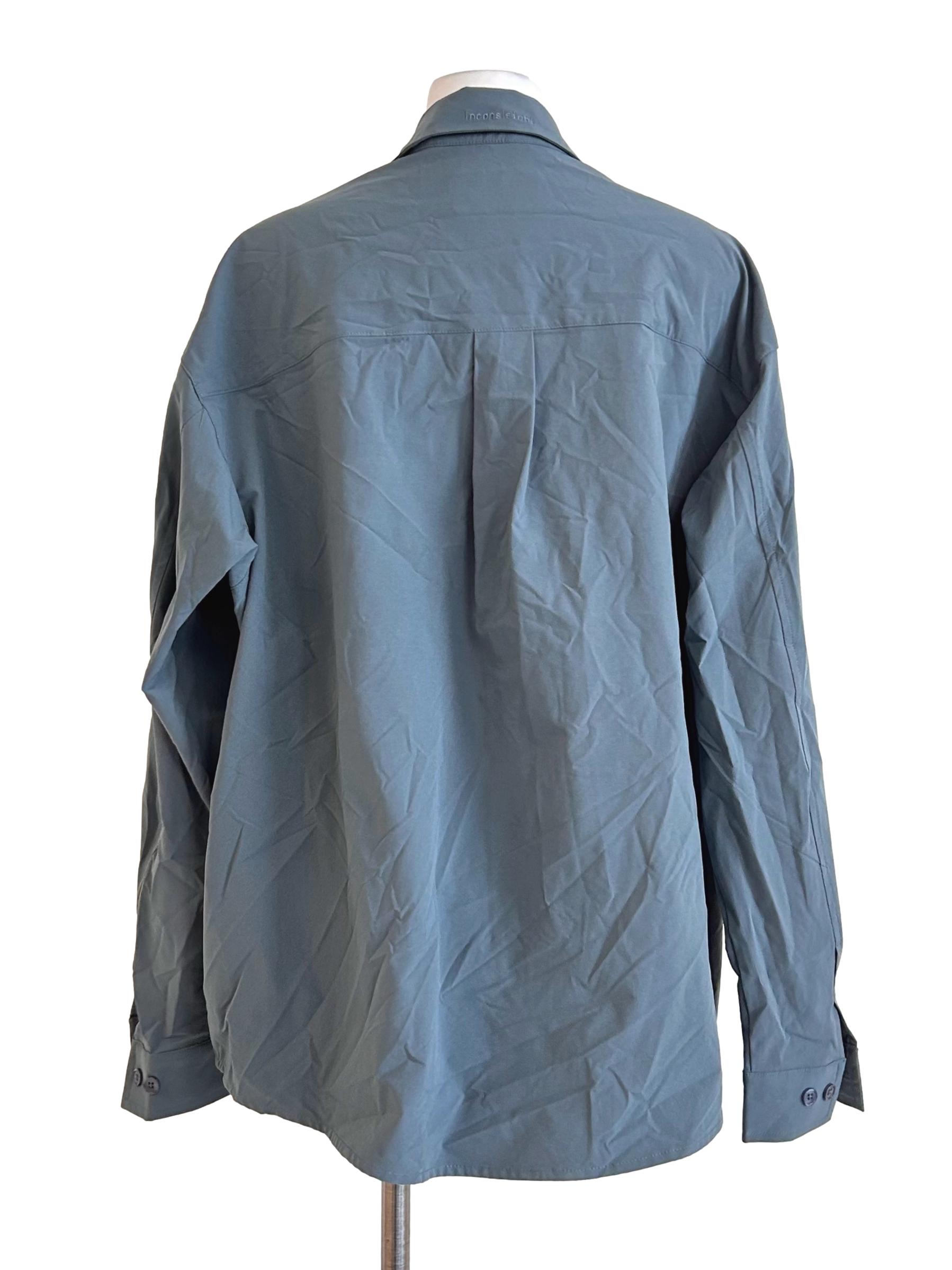 Slate Blue Long Sleeve Shirt
