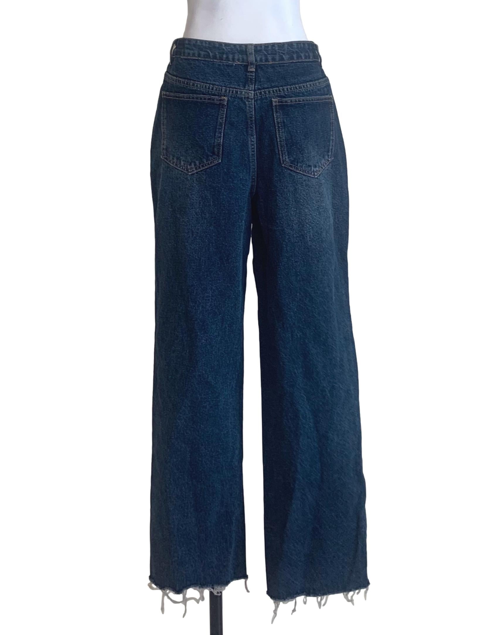 Denim Blue Straight Fit Jeans LB