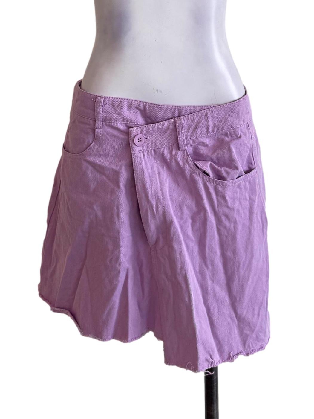 Purple Distressed Skirts