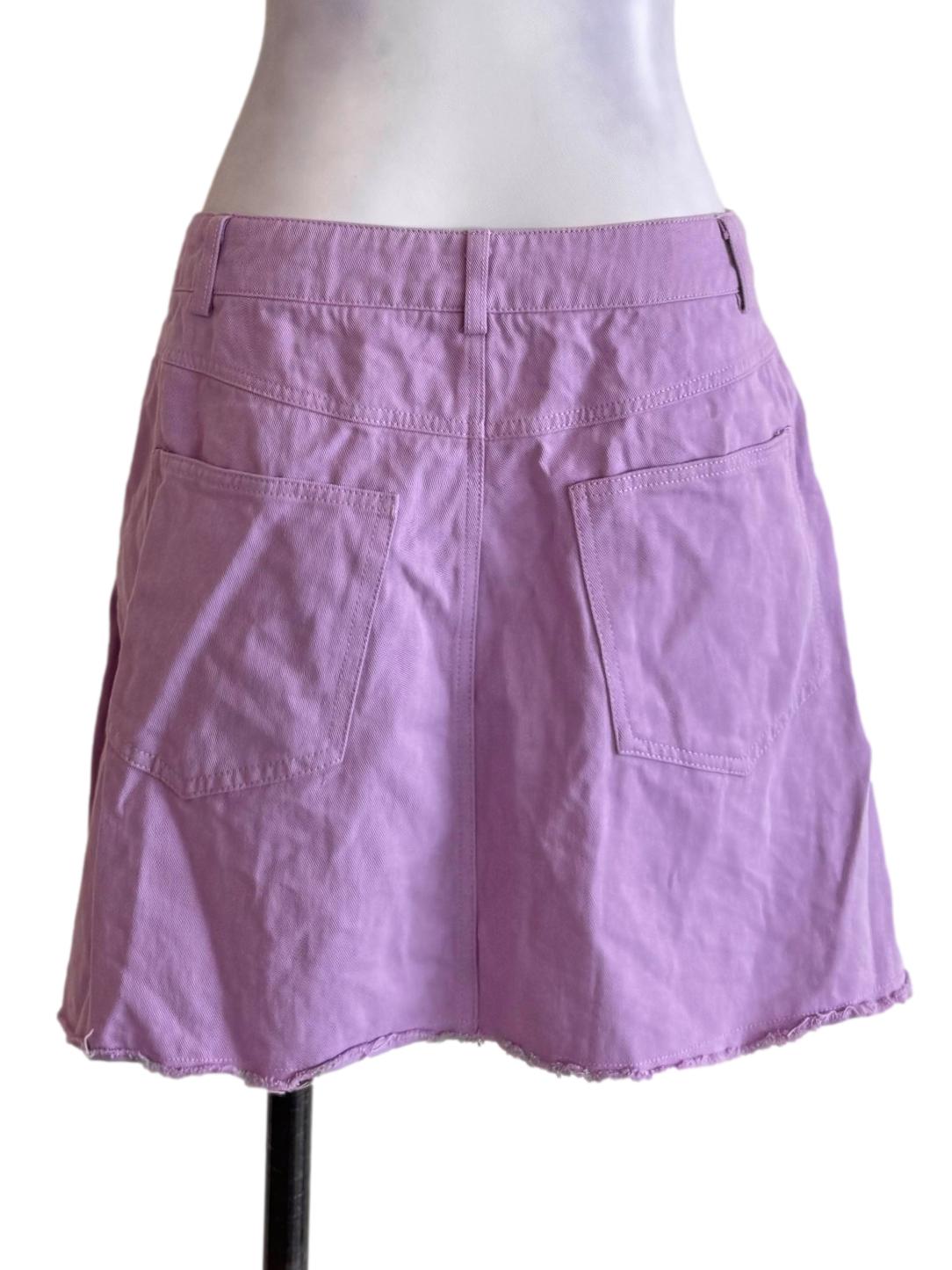 Purple Distressed Skirts