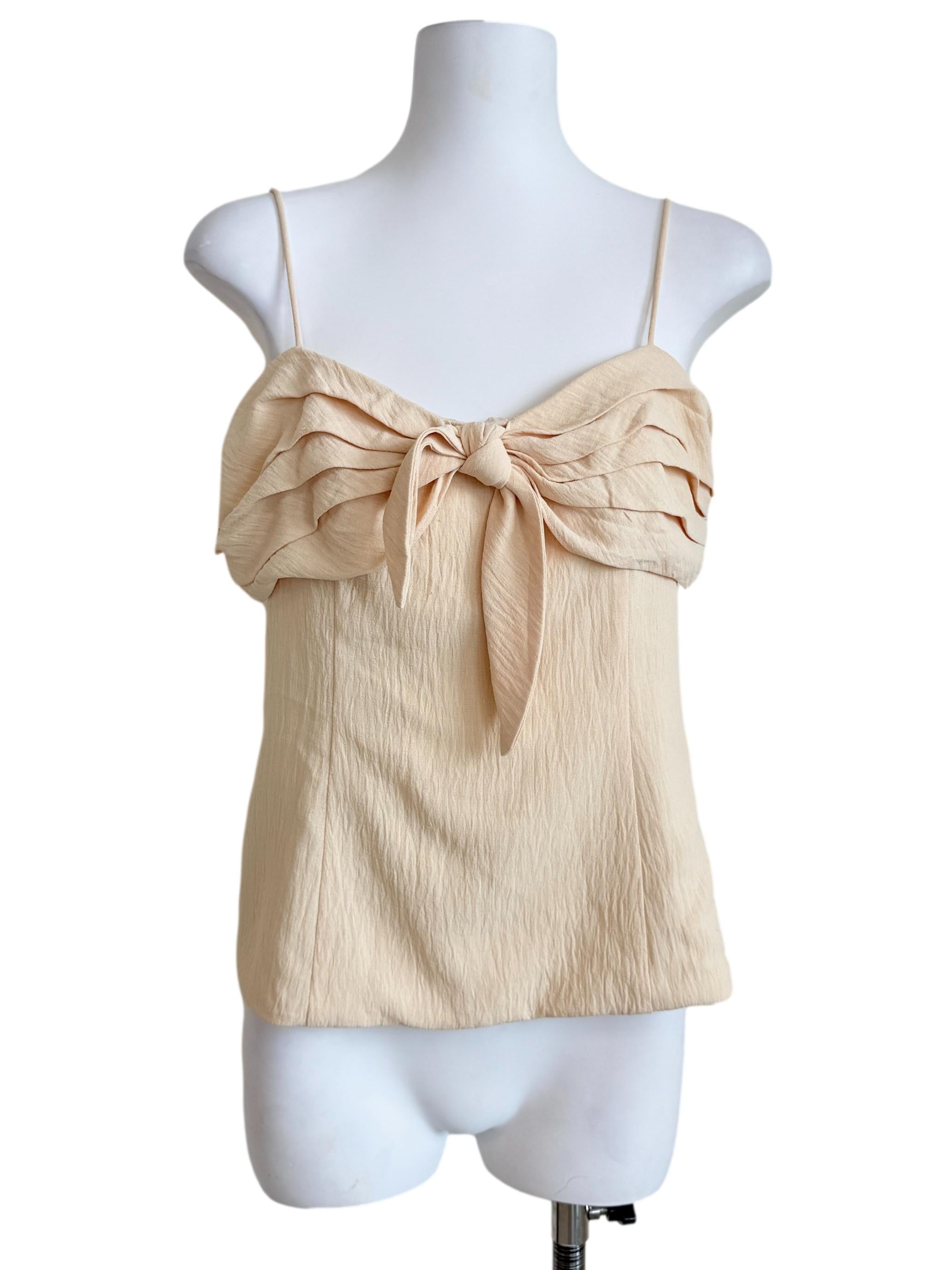 Blonde Yellow Sweetheart Neck Top
