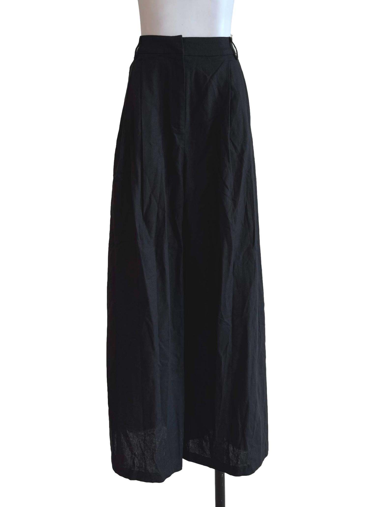 Pitch Black Loose Pants
