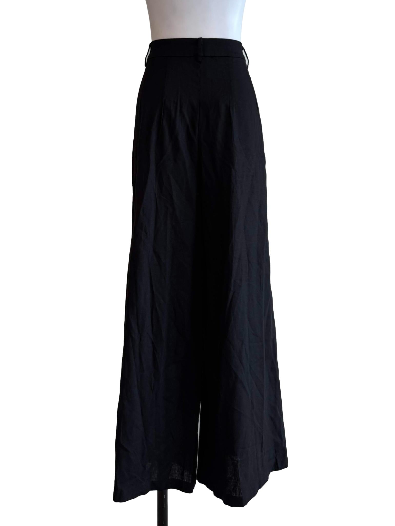 Pitch Black Loose Pants