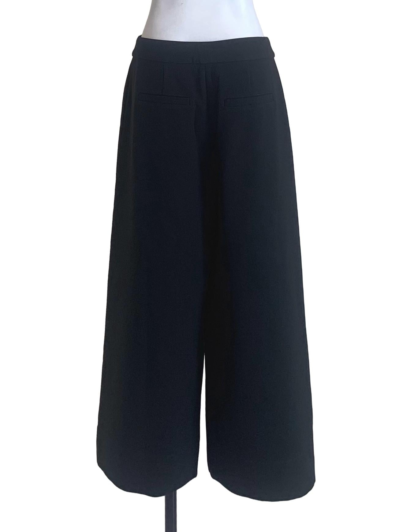 Ebony Black Wide Leg Pants LB