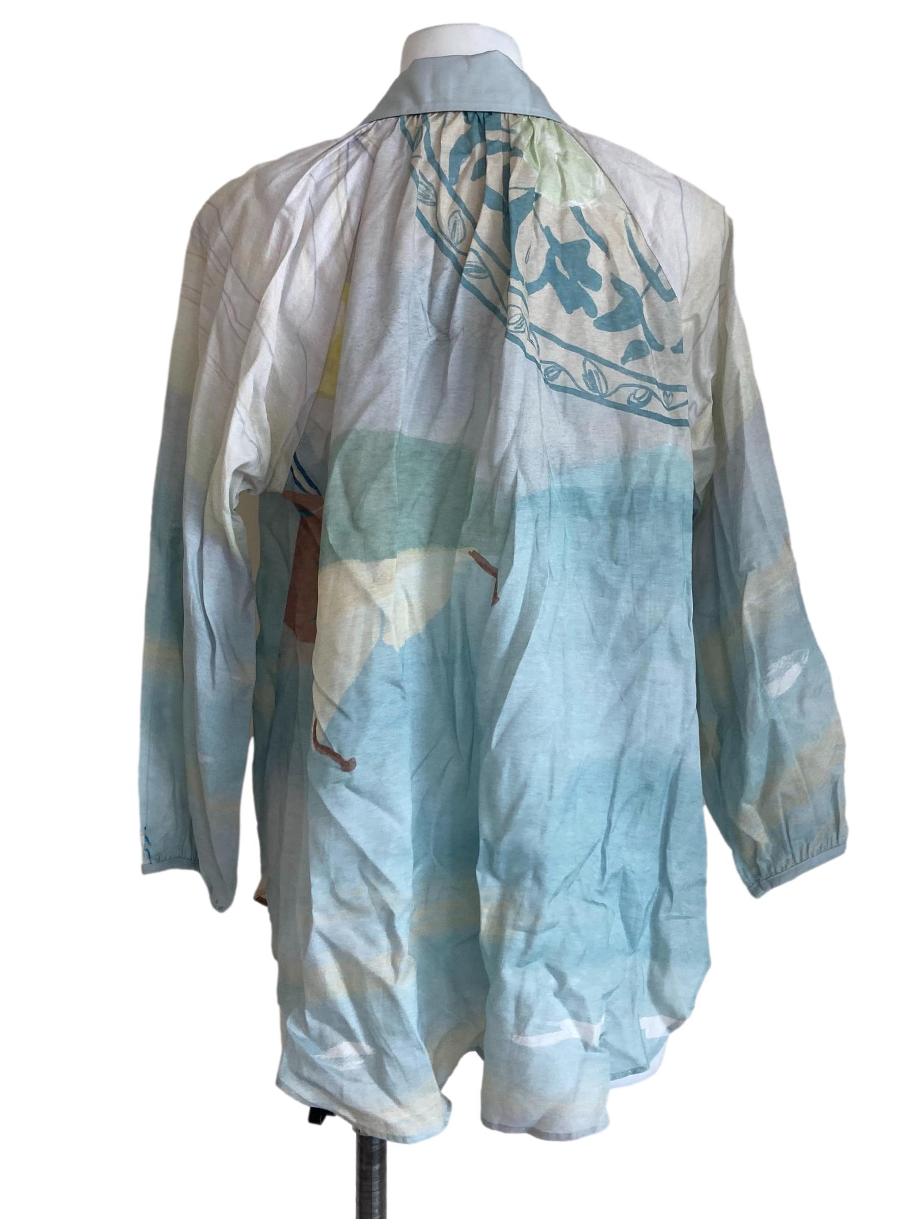 Savour Billowy Puff-Sleeve Shirt OSN