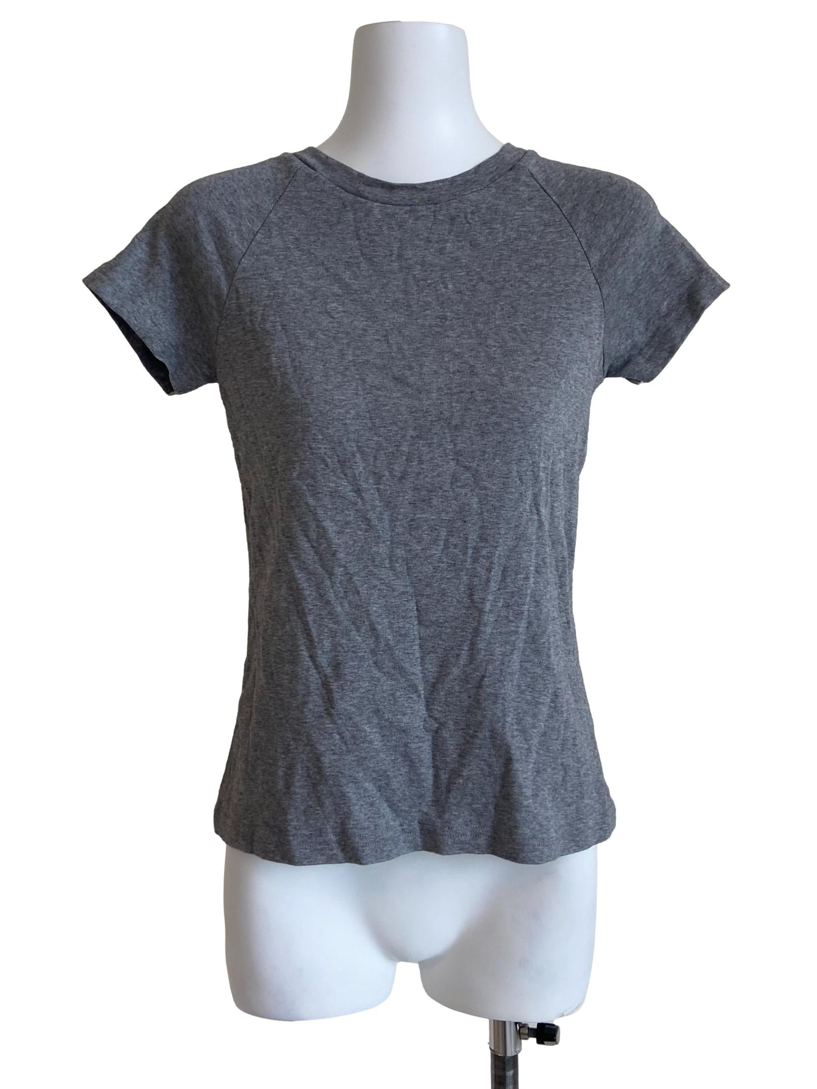 Coin Grey Fitted Tee
