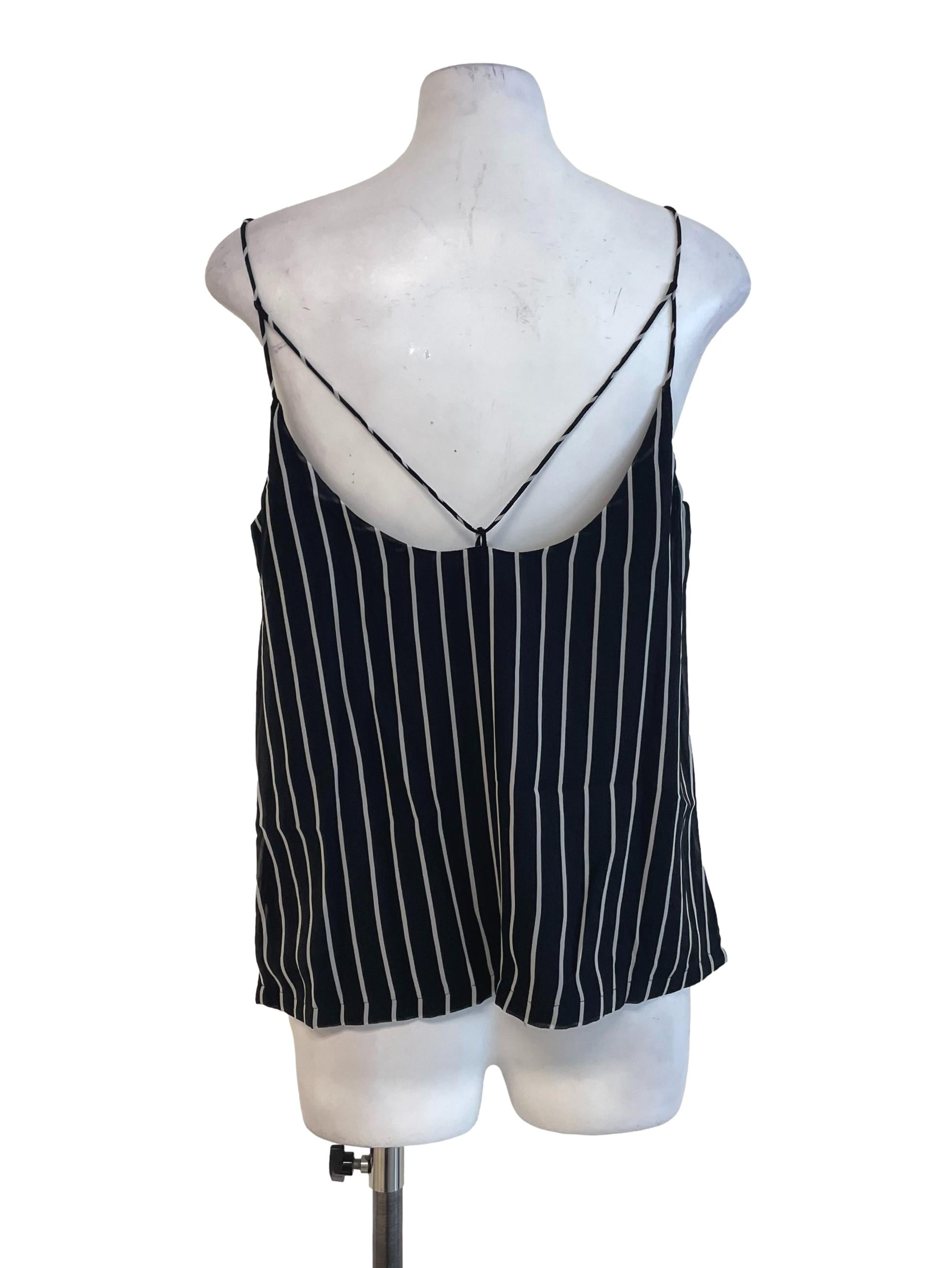 Black And White Stripes Top TCL