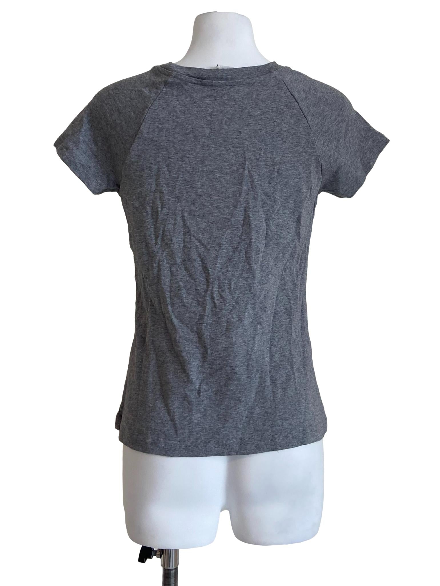 Coin Grey Fitted Tee
