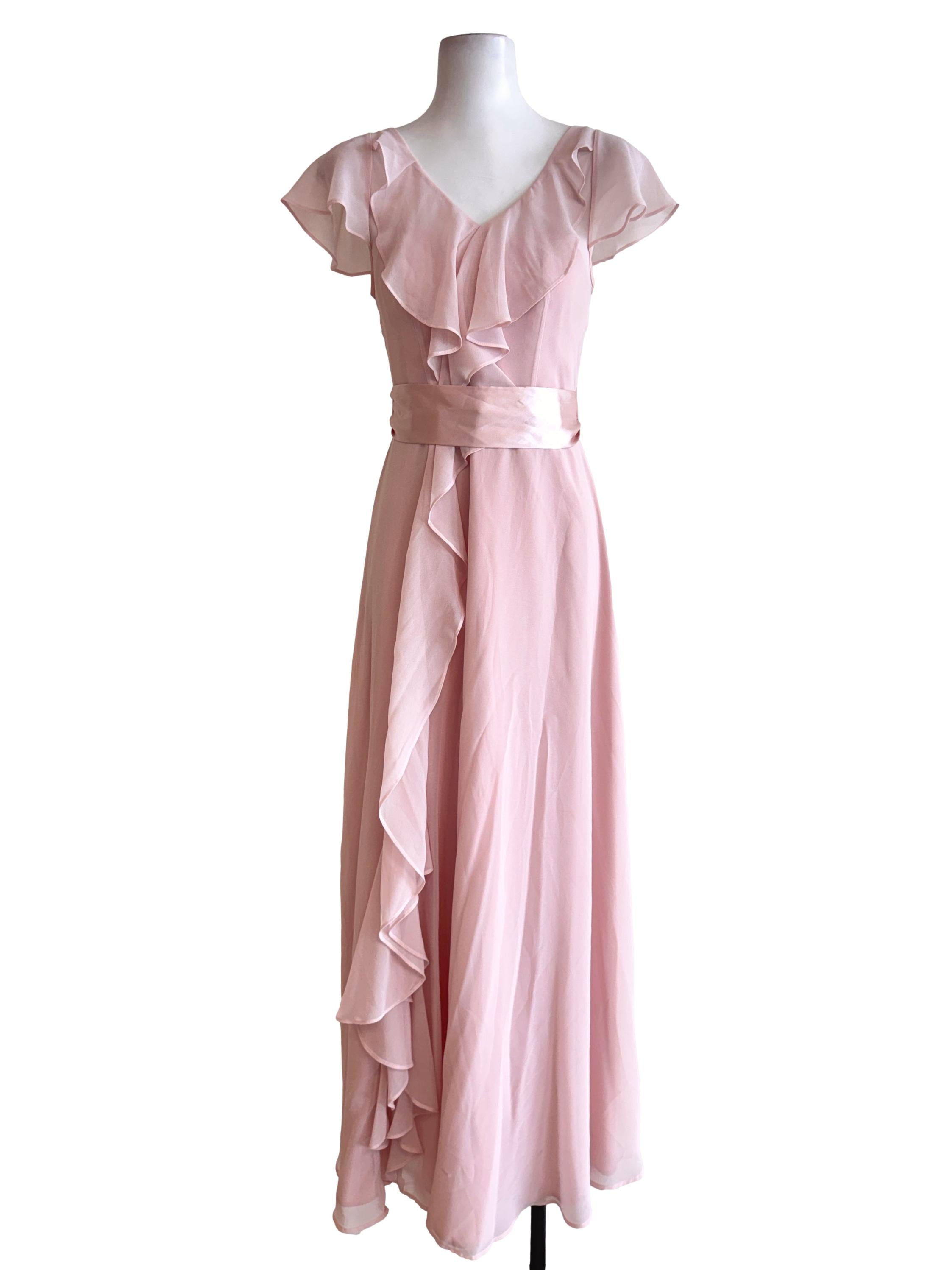 Pink Ruffled Dress