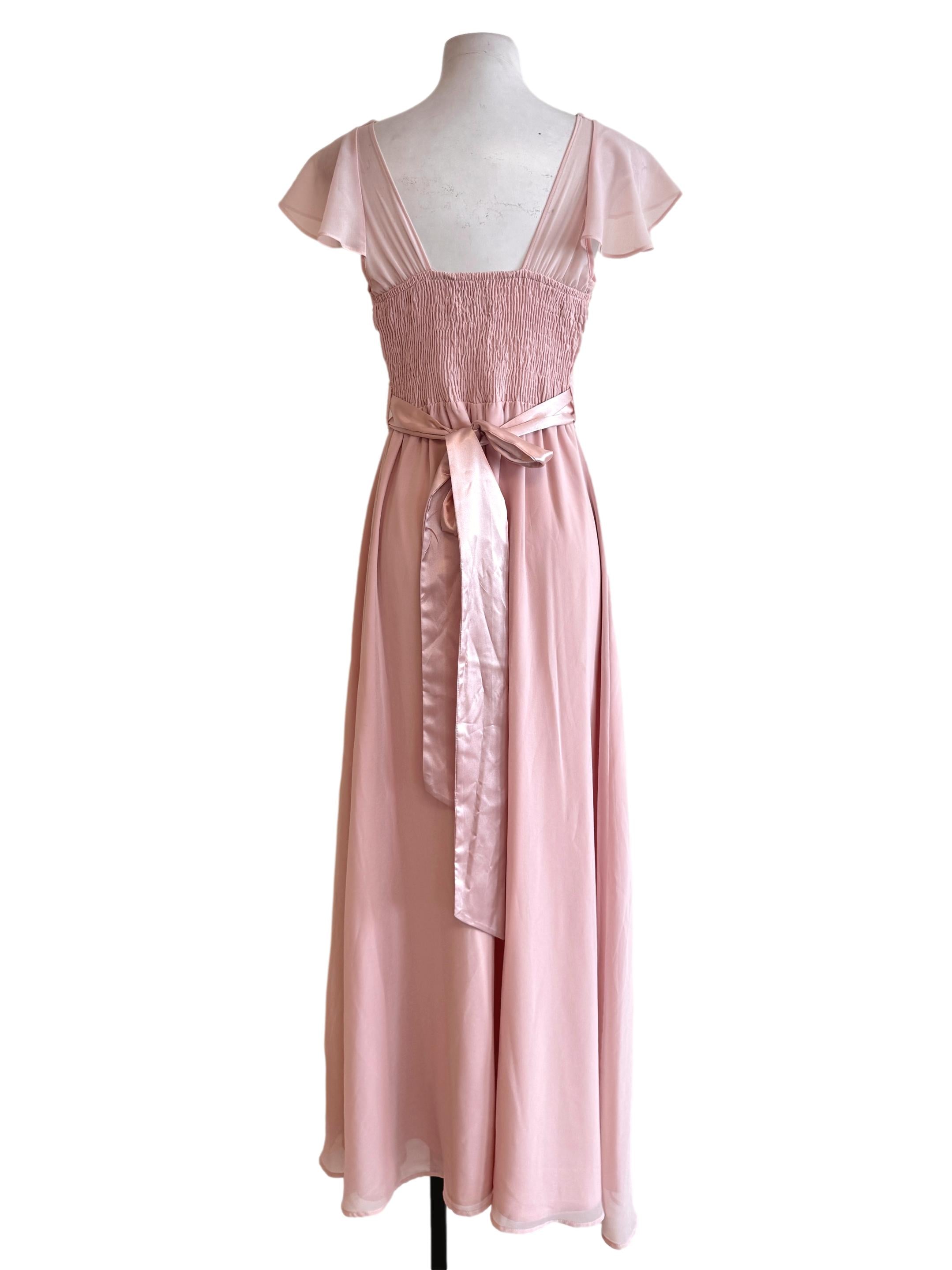 Pink Ruffled Dress