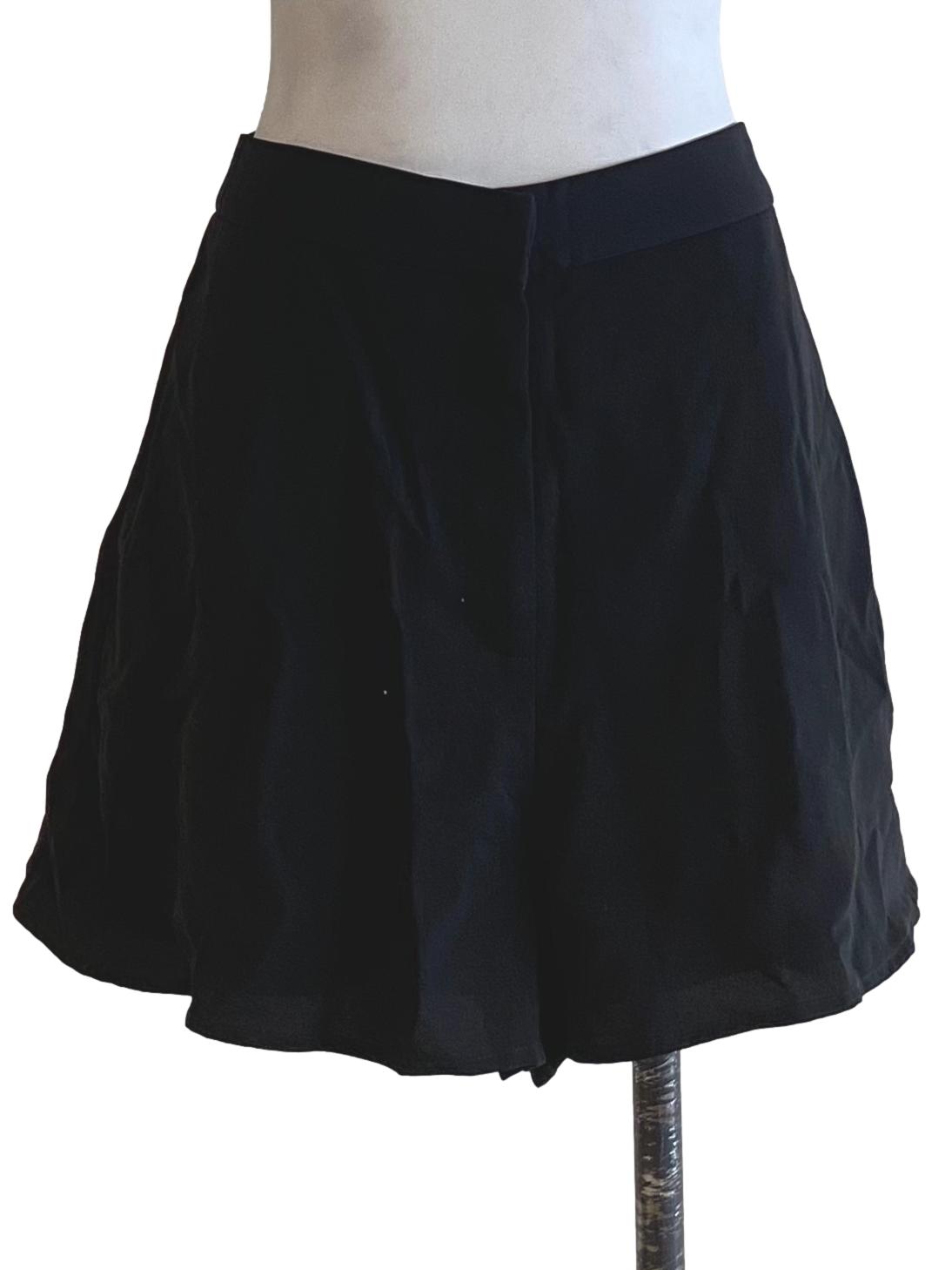 Obsidian Black Basic Shorts