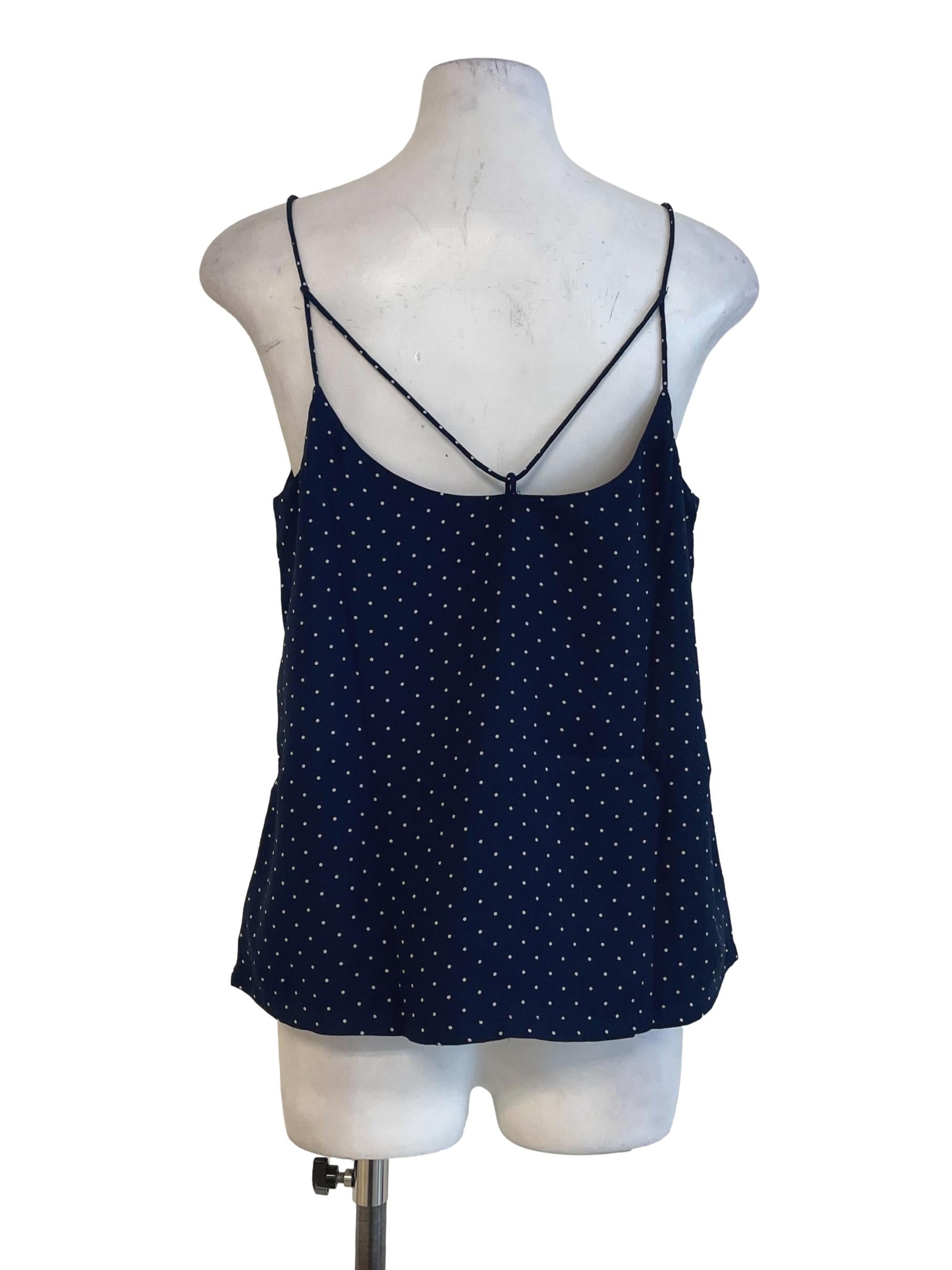 Navy Blue Polka Dots Top TCL