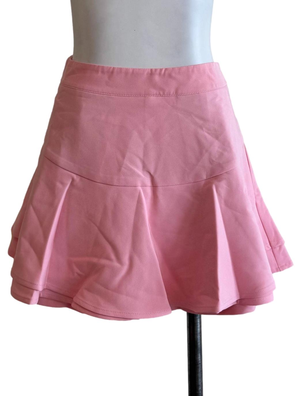 Creamy Pink Tennis Skirt