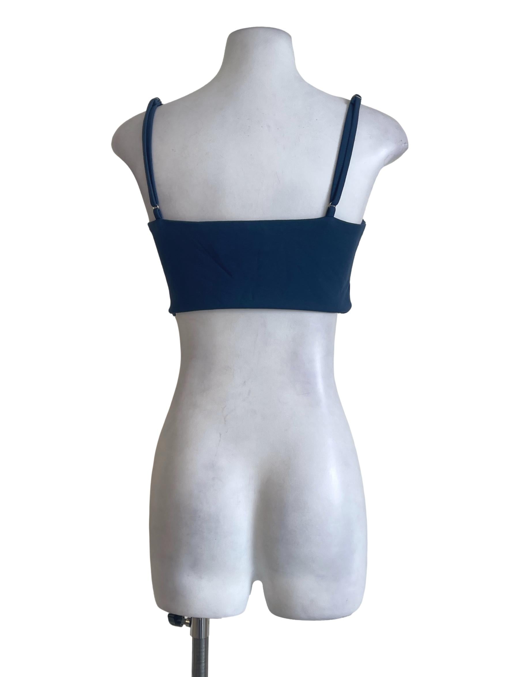 Aegean Blue Adjustable Strap Top YHF