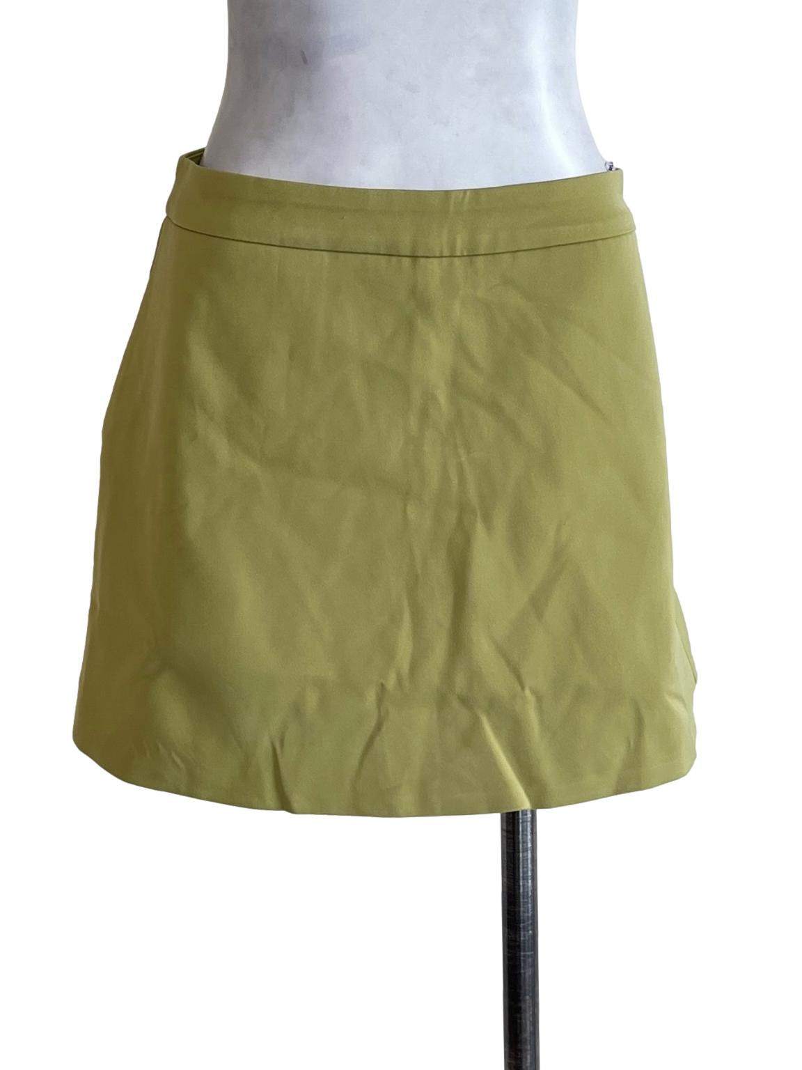 Lime Green Mini Skirt