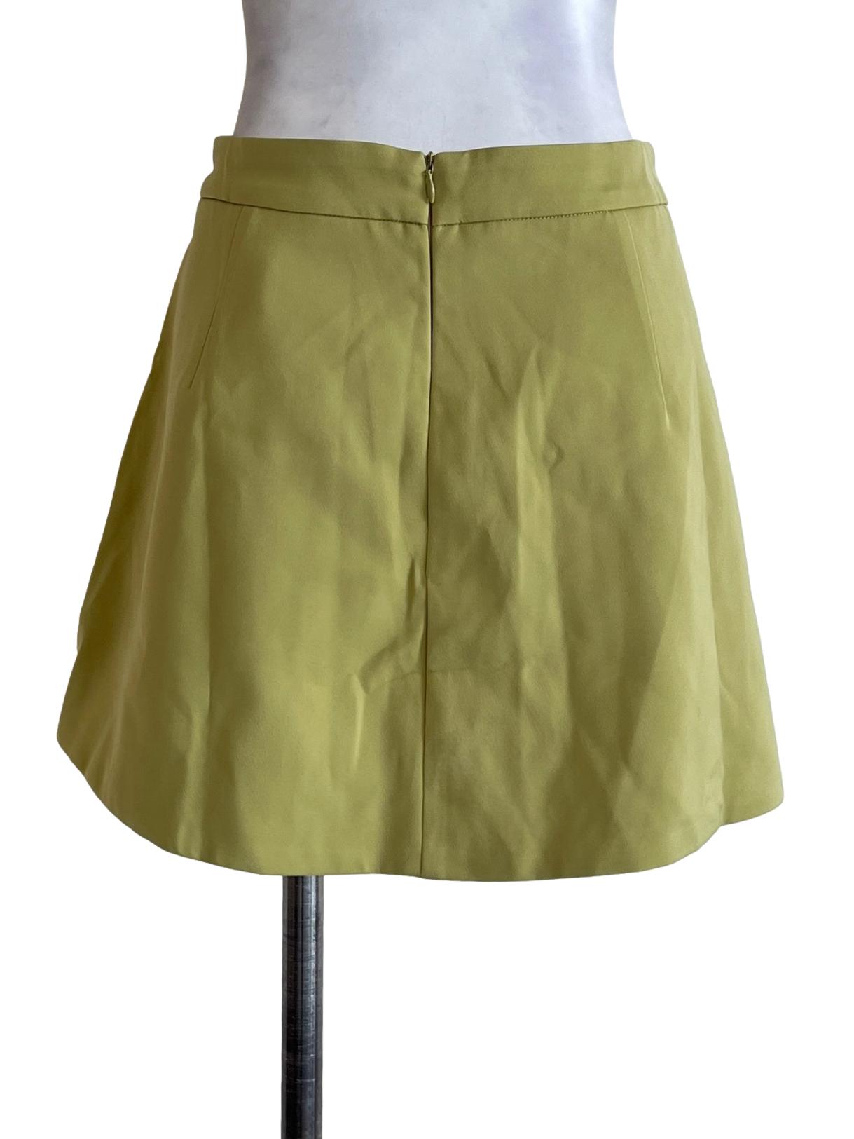 Lime Green Mini Skirt