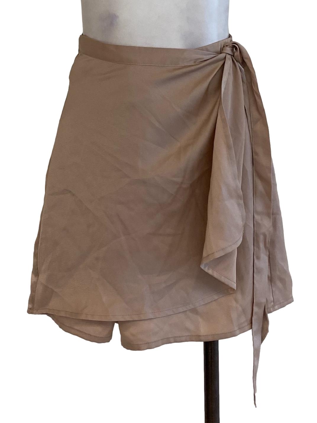Shiny Sepia Skorts