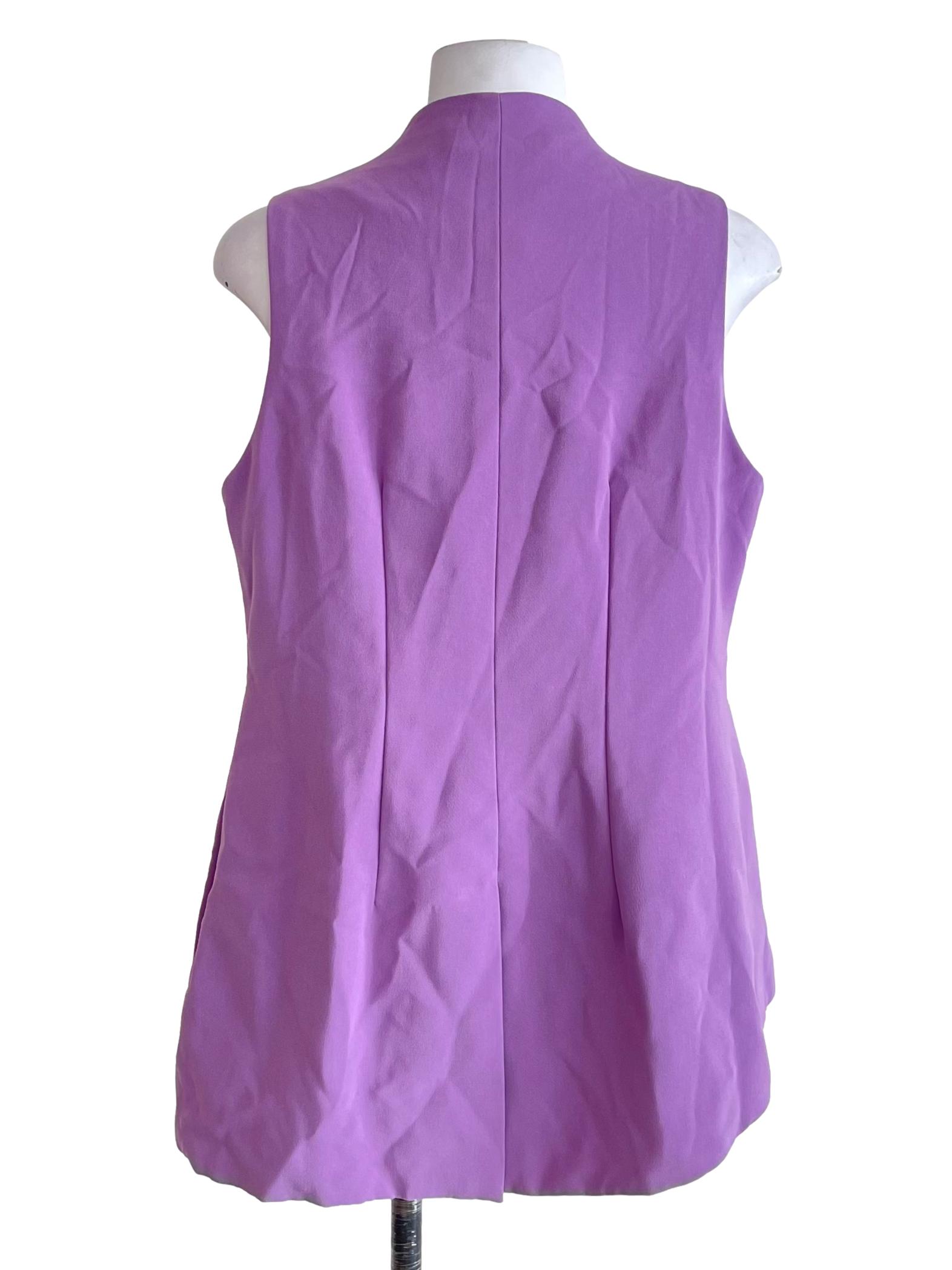 Lilac Slanted Formal Vest