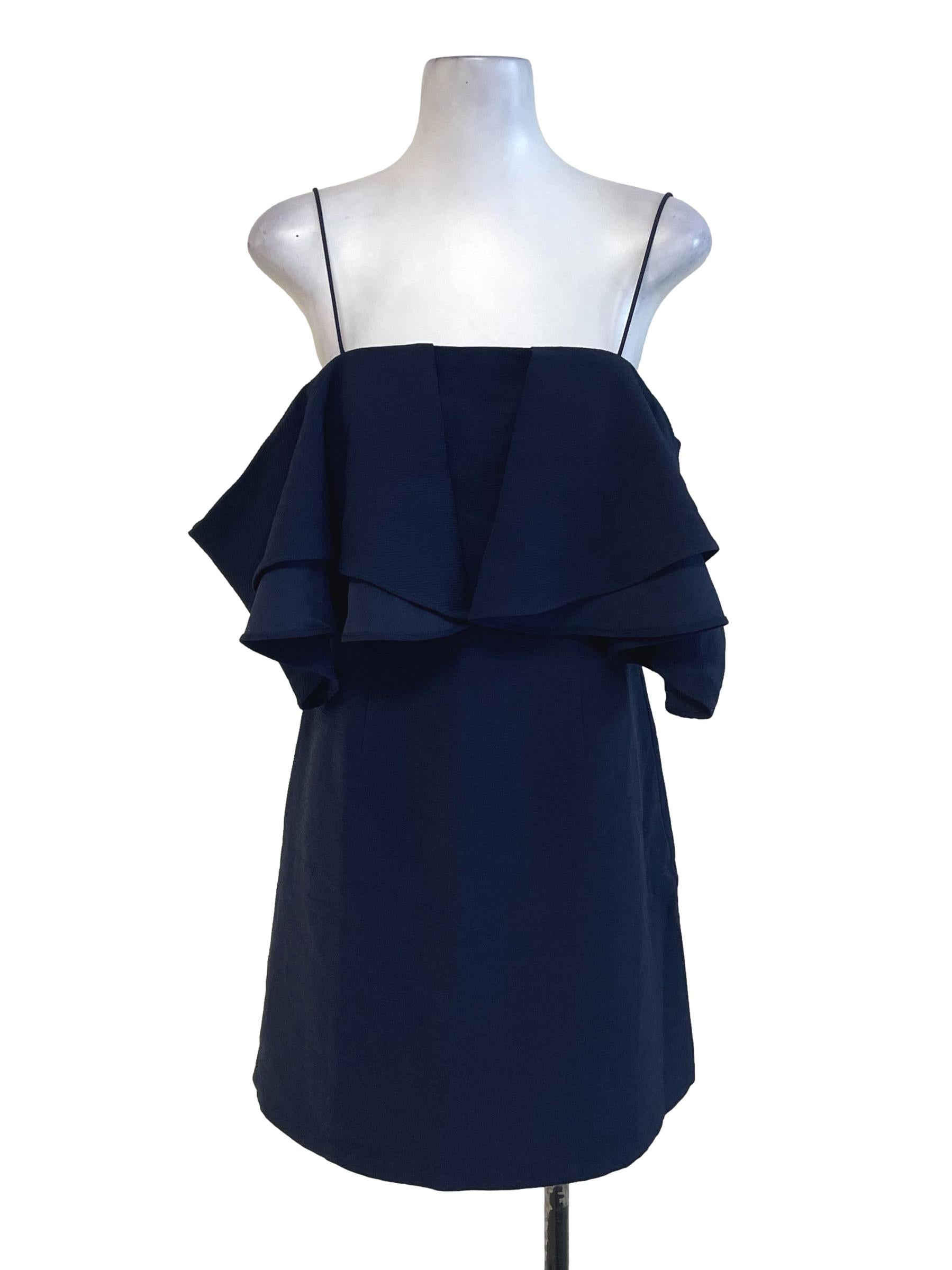 Navy Blue Drop Shoulder Dress LB
