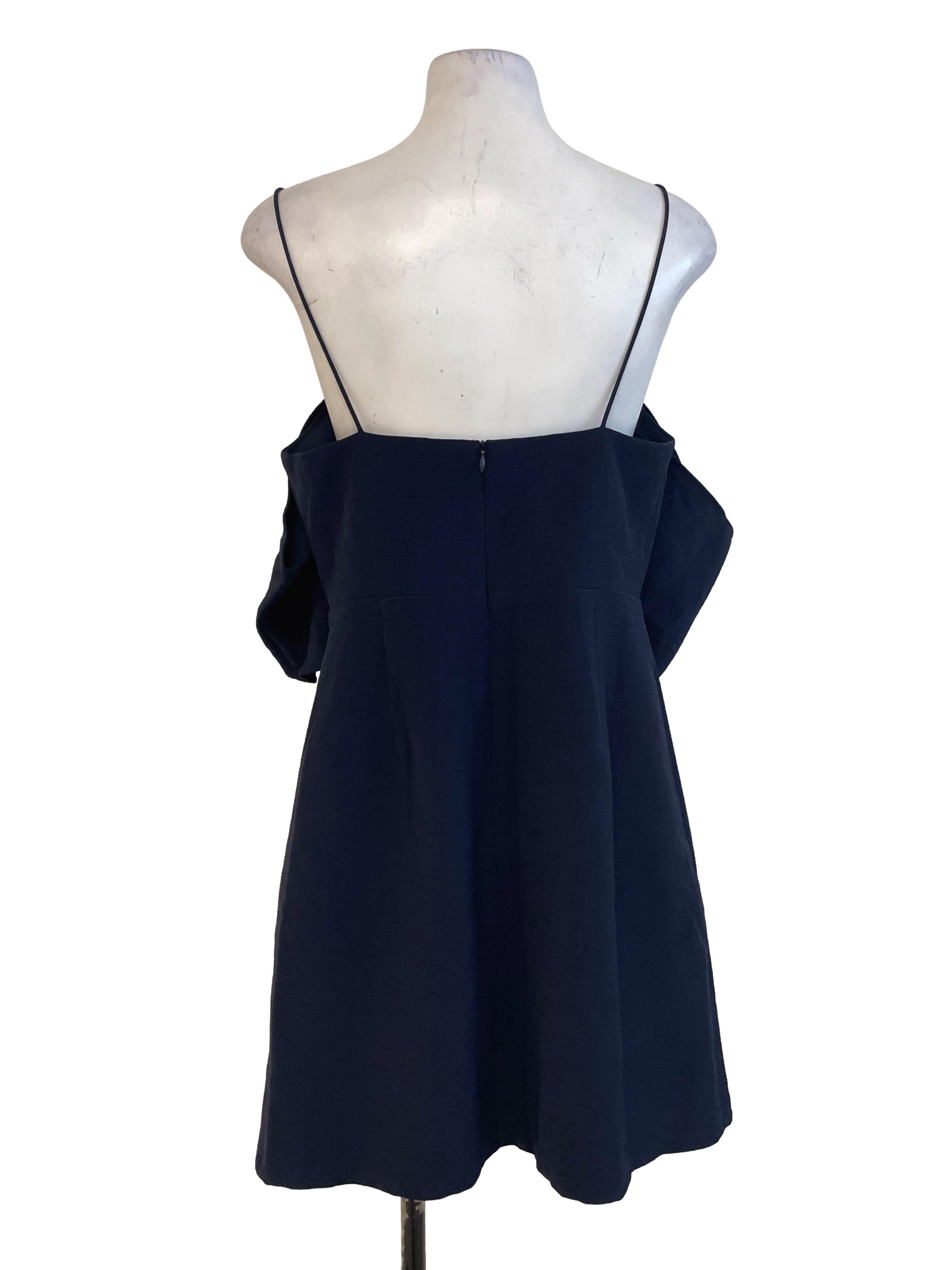 Navy Blue Drop Shoulder Dress LB