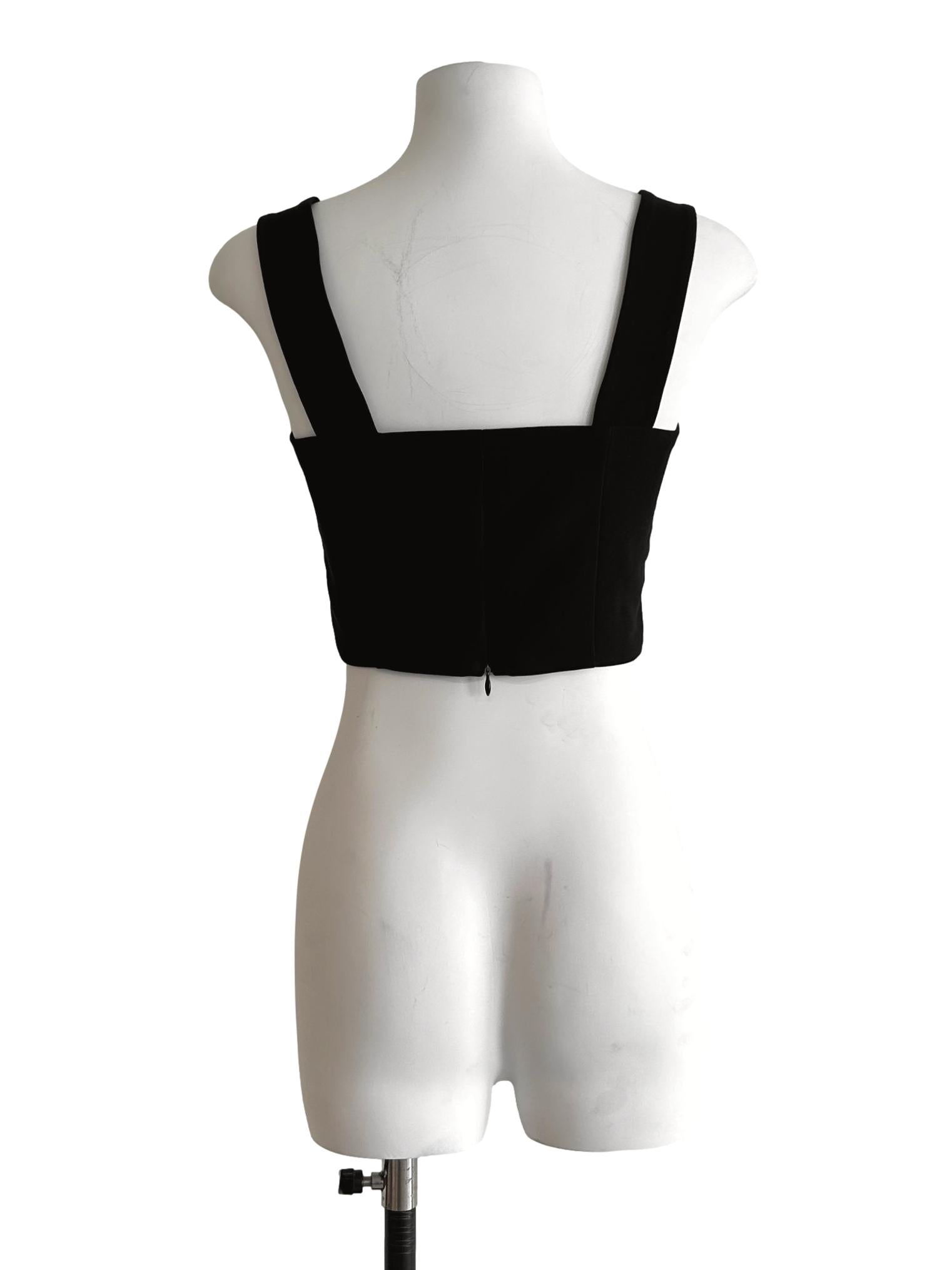 Jet Black Corset Top