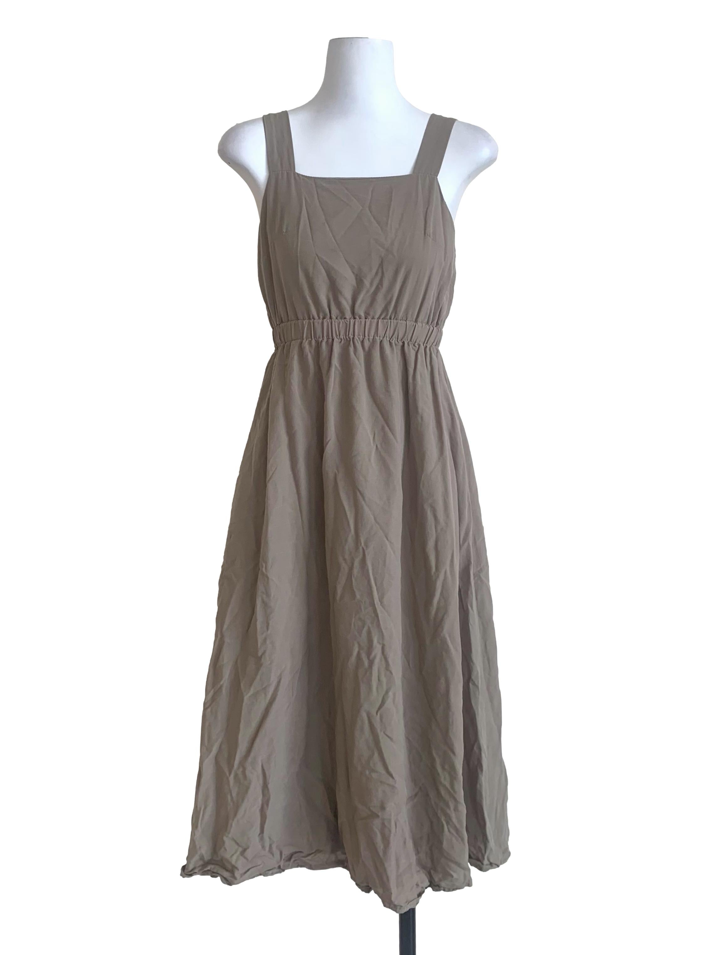 Cedar Brown Apron Dress TEM