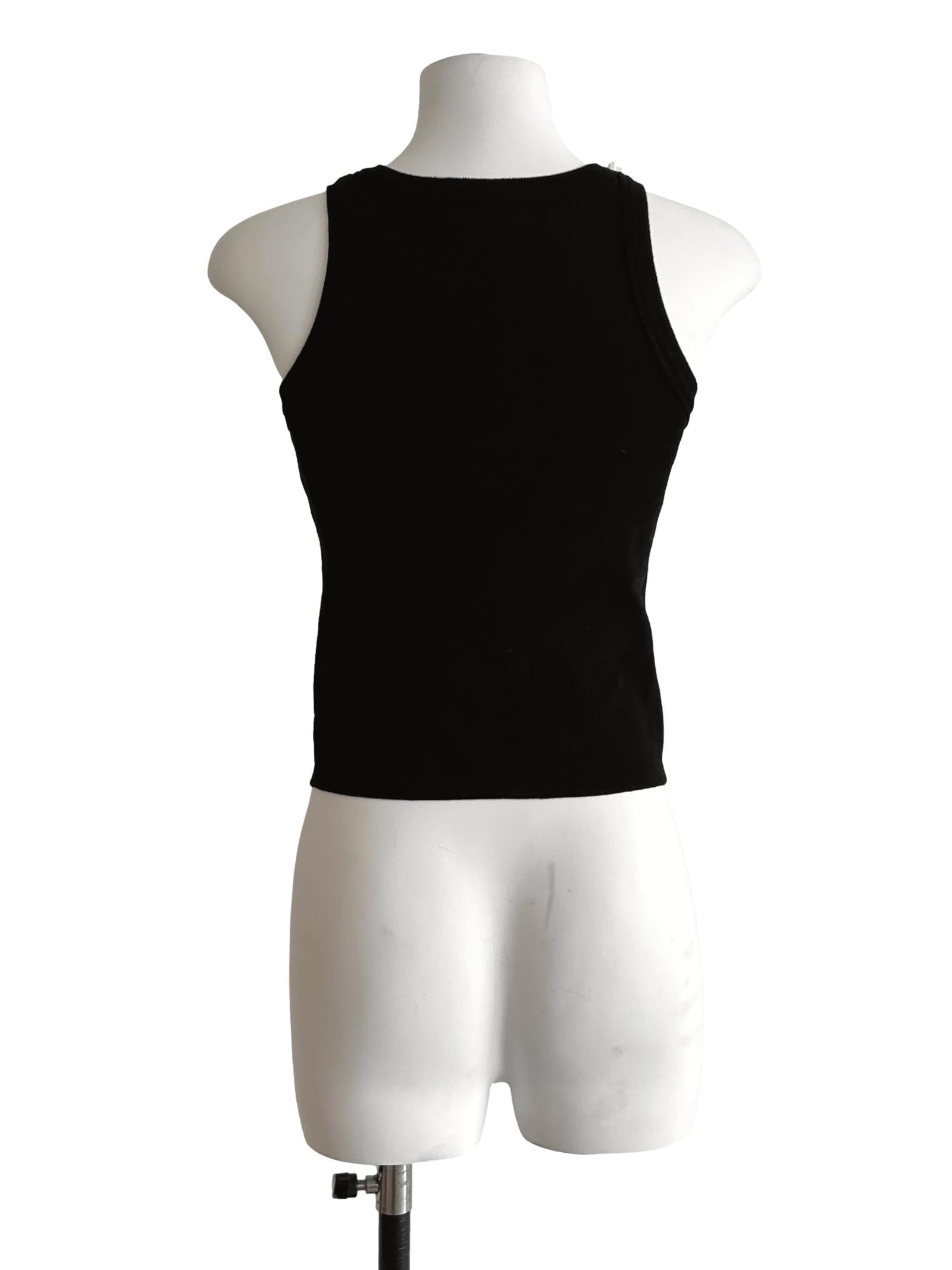 Jet Black Padded Top TWL