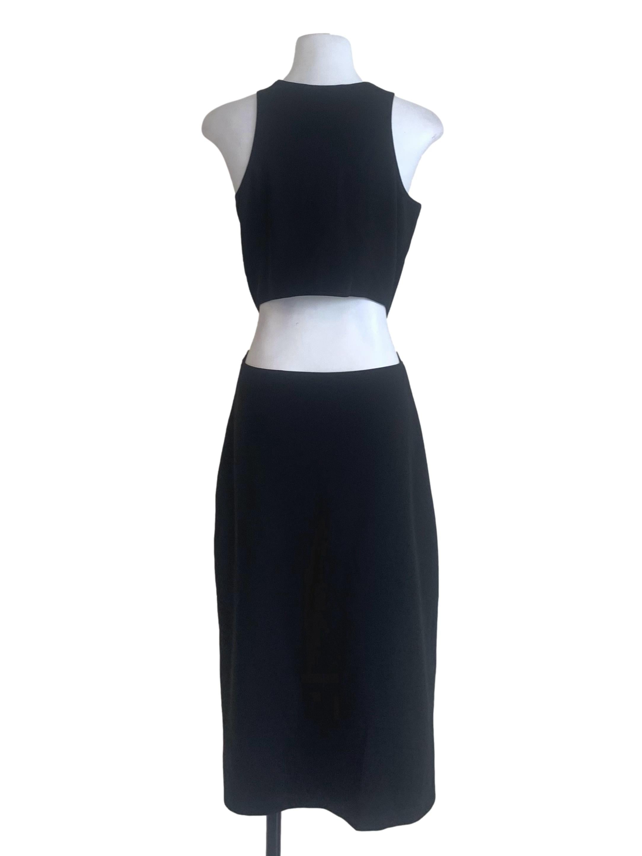 Midnight Black Pegged Dress LB