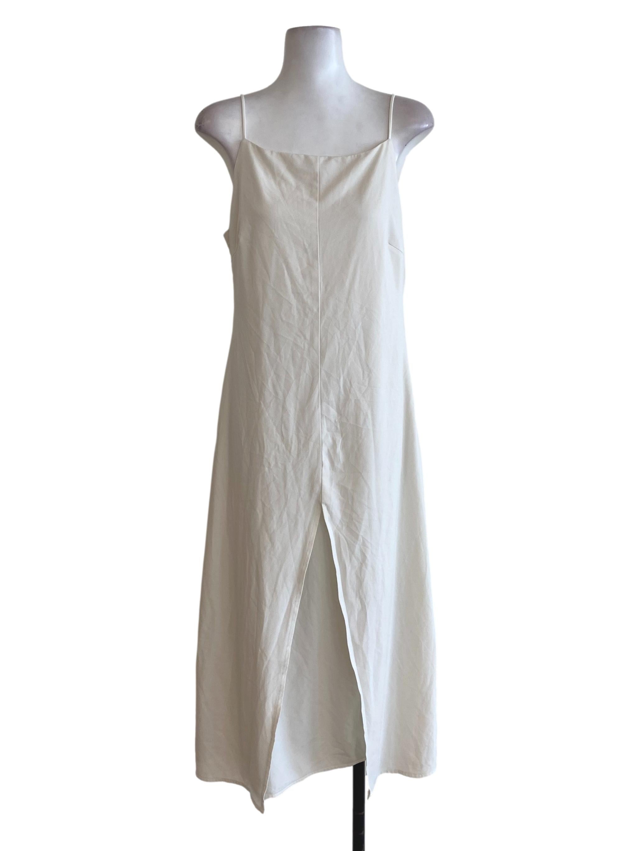 White Slip Dress