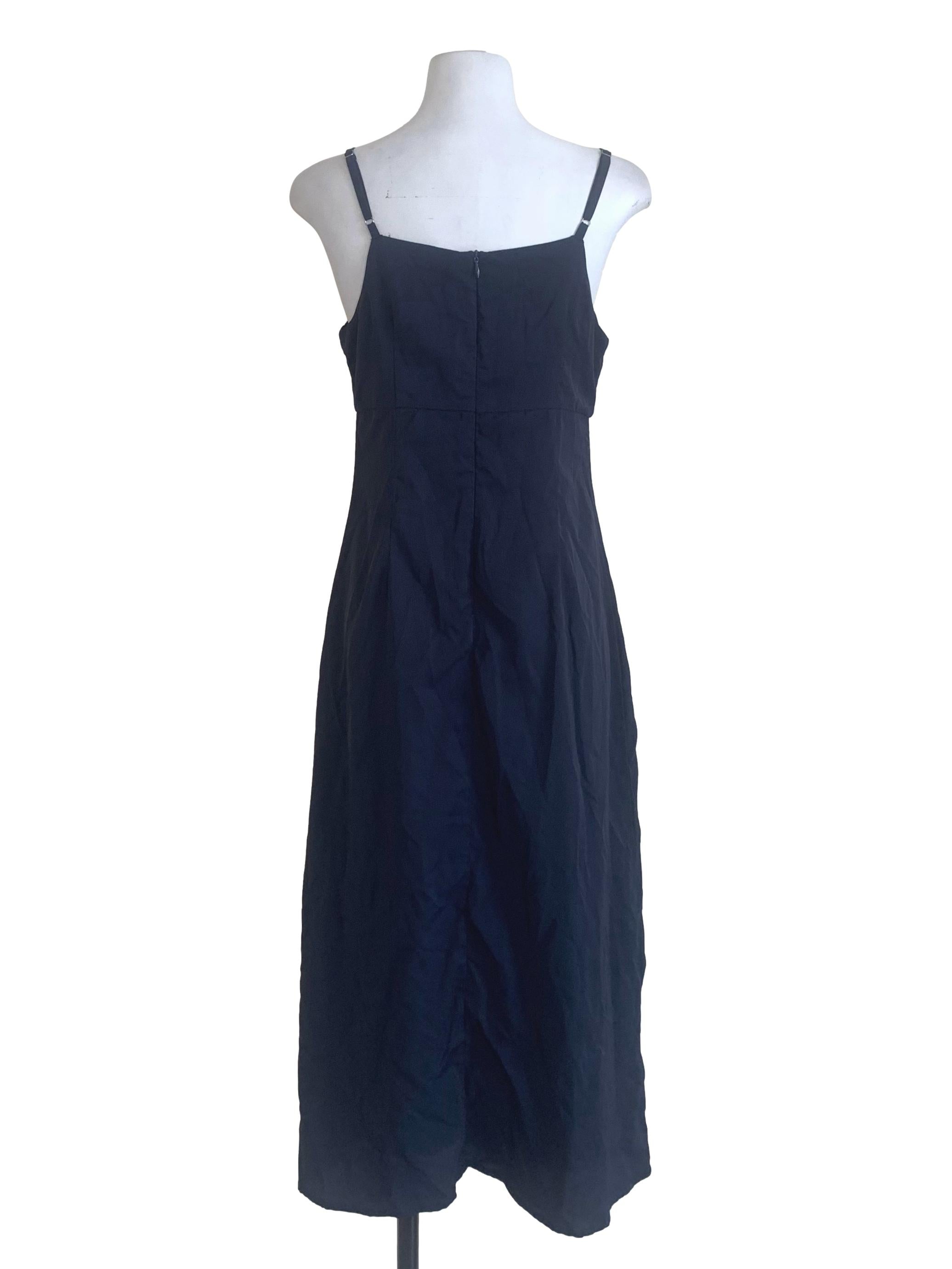 Berry Blue Slit Dress