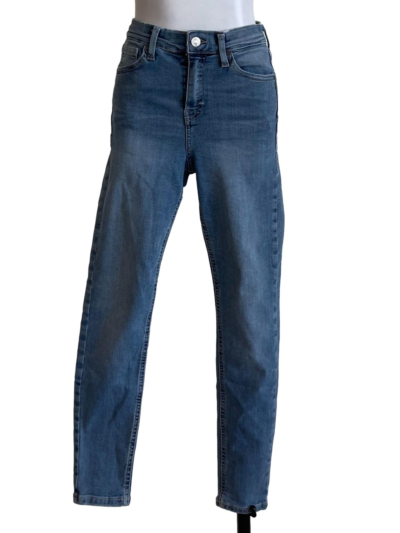 Washed Blue Skinny Jeans