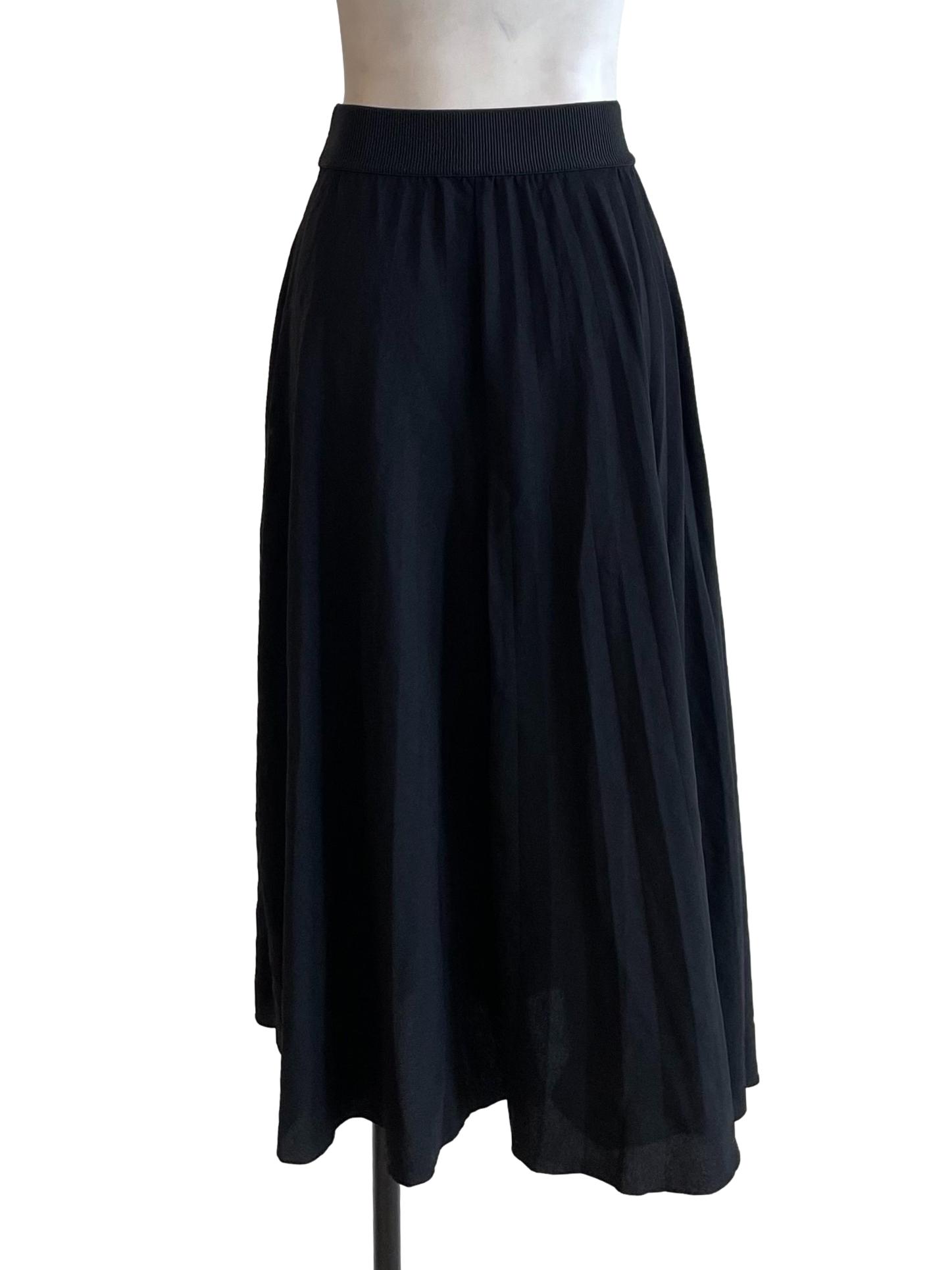 Black Full Circle Skirt