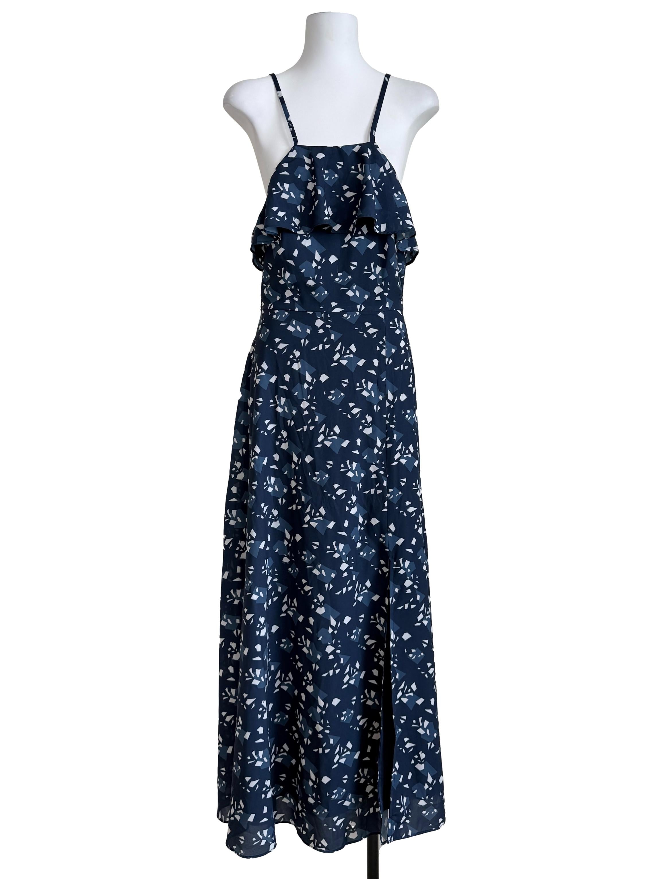 Navy Blue Empire Dress