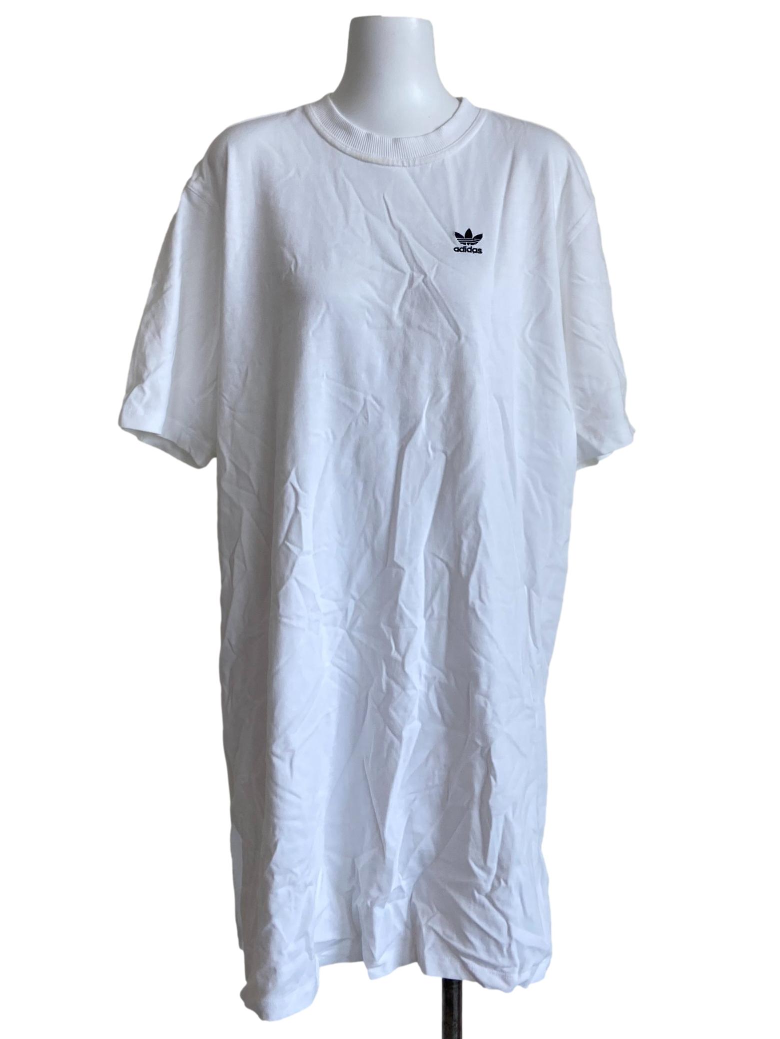 White Logo Tee Dress