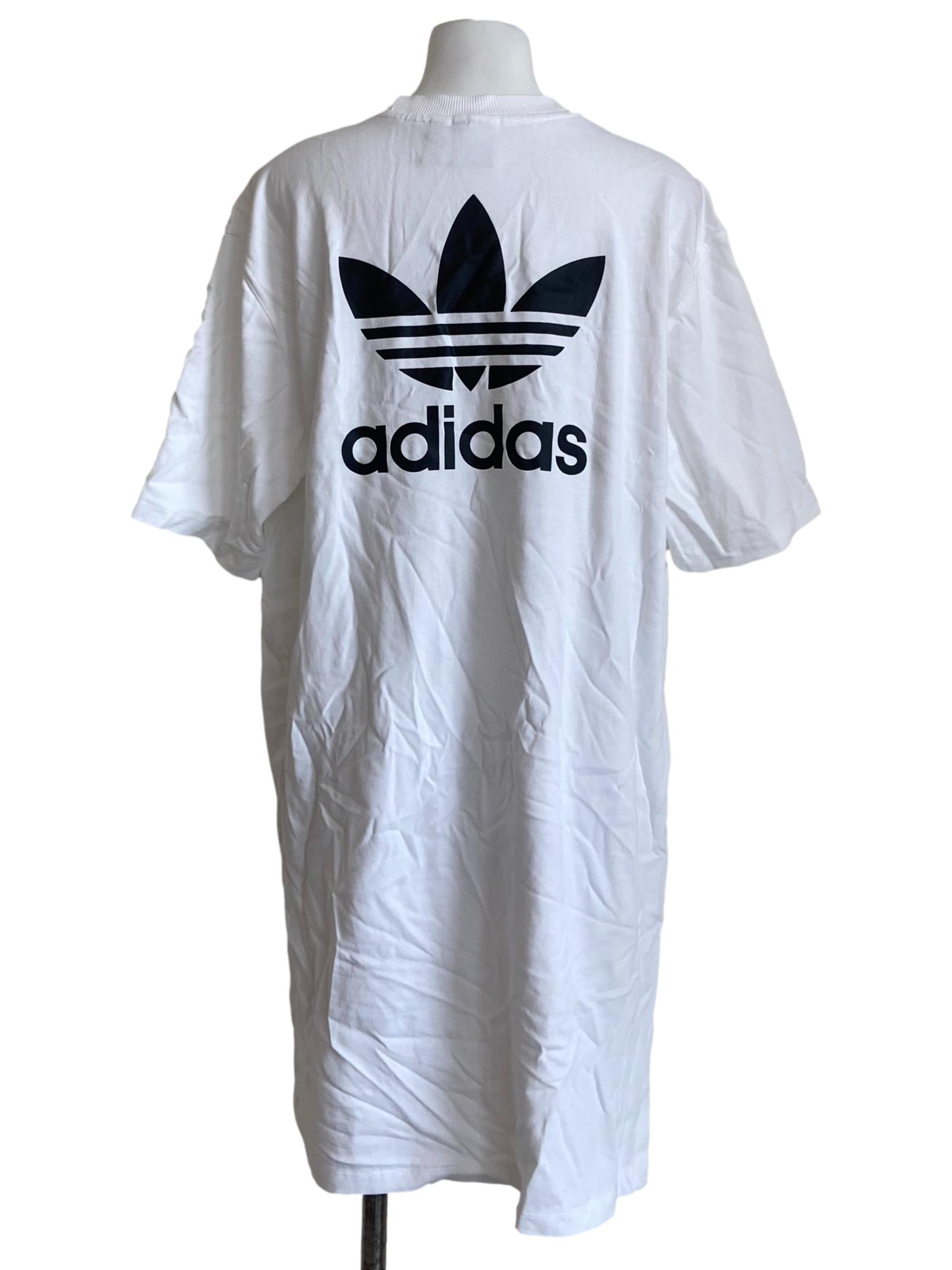 White Logo Tee Dress