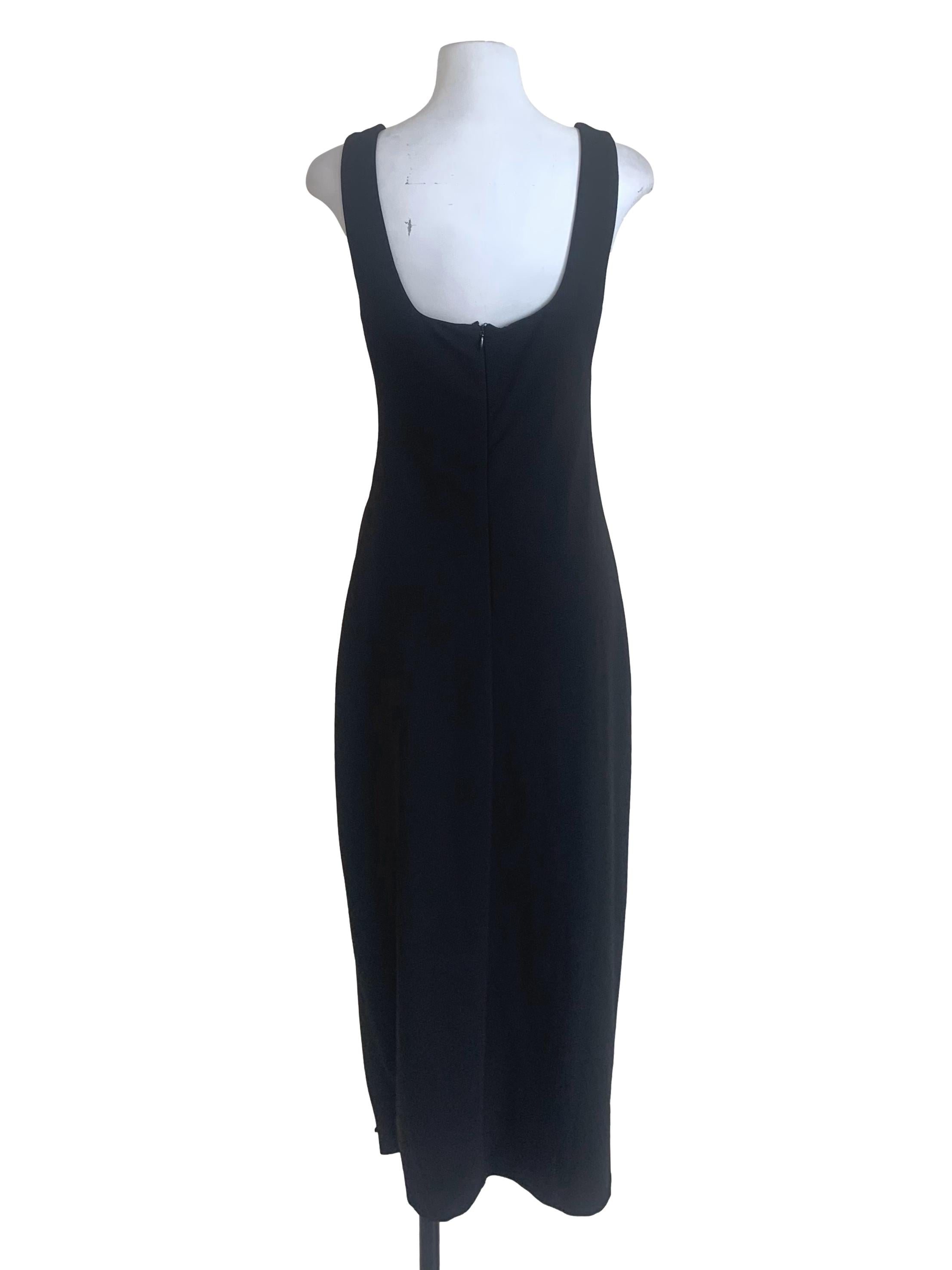 Midnight Black Sheath Dress
