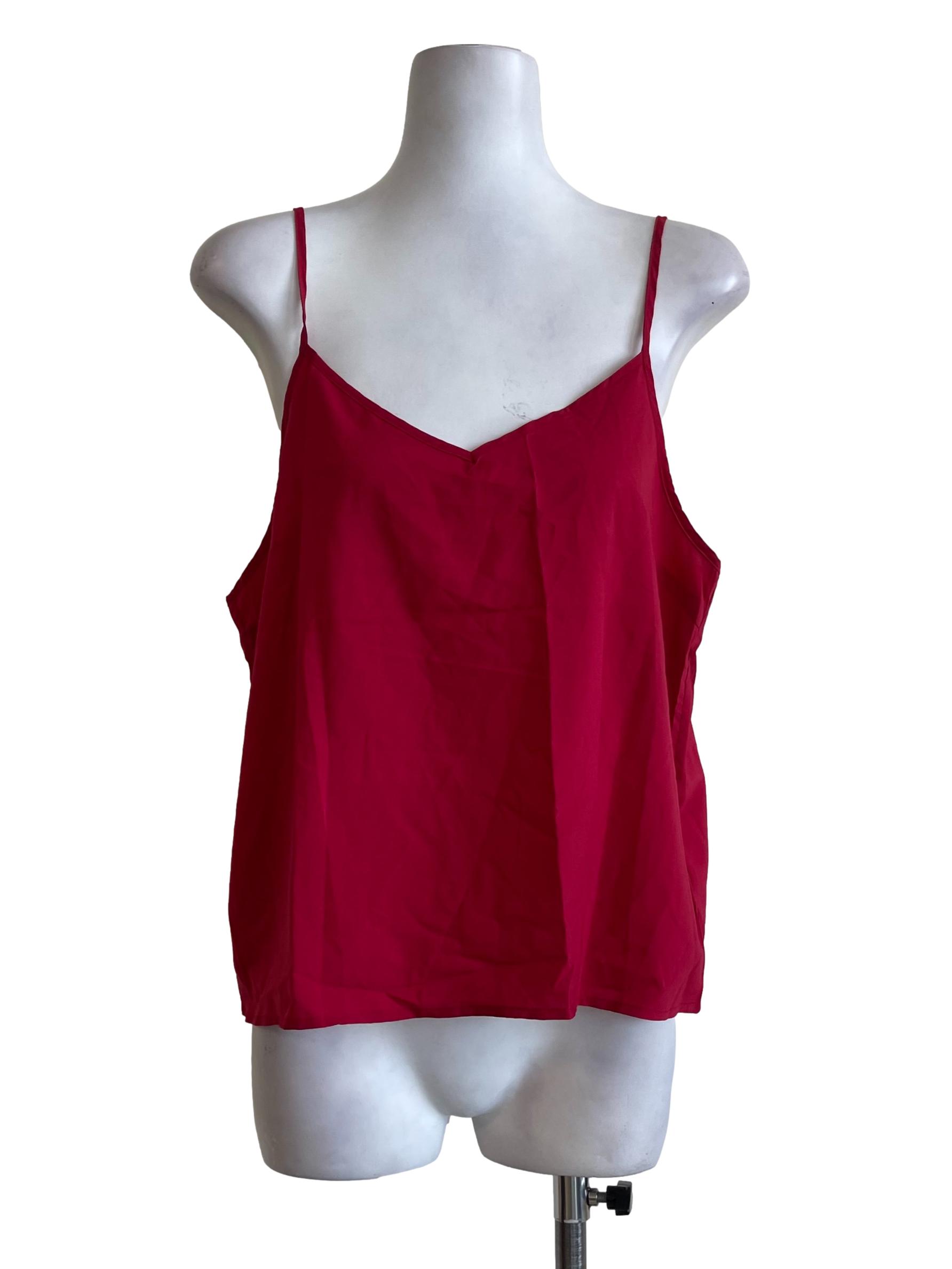 Red Spaghetti Strap Top
