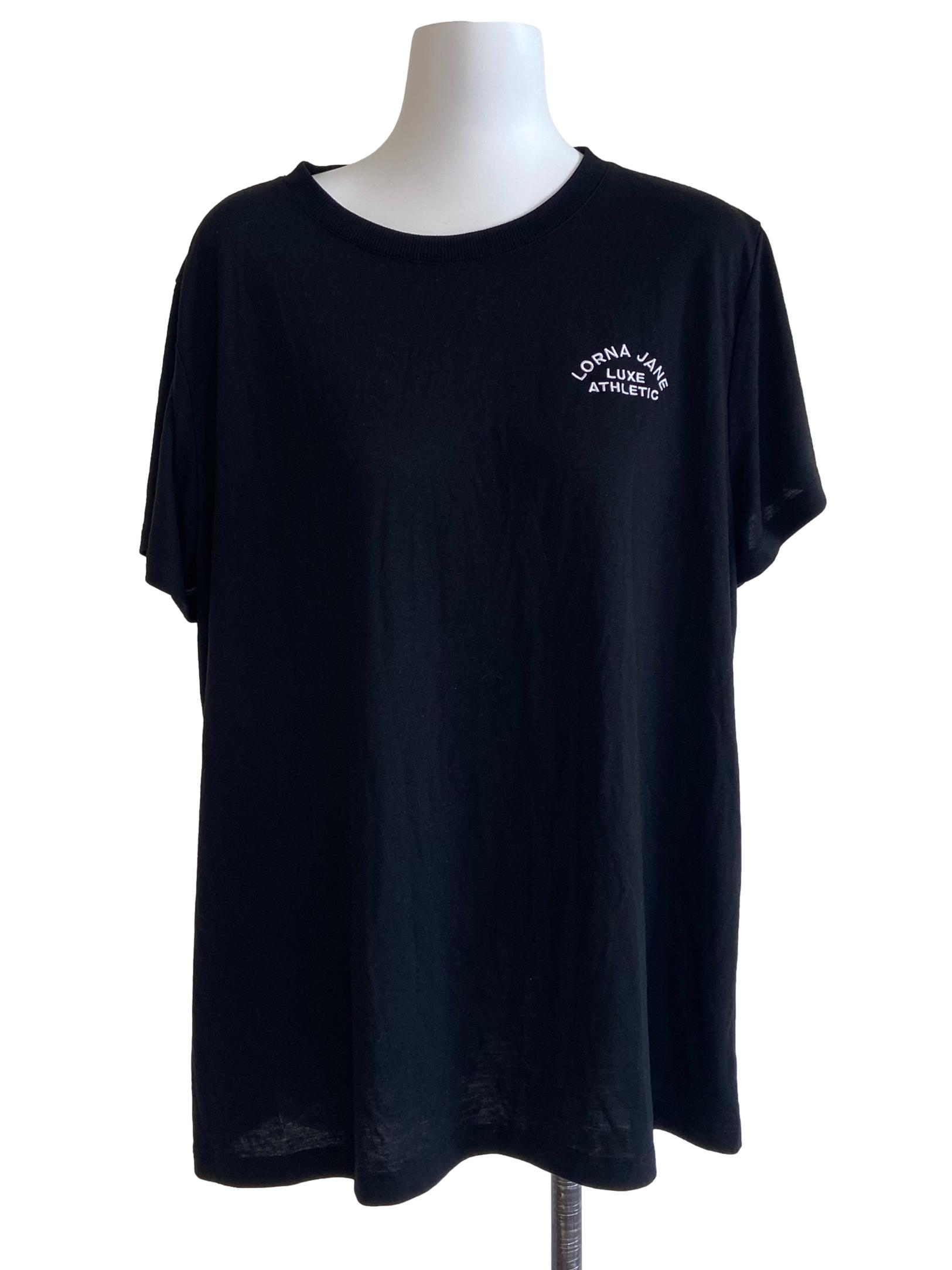 Black Logo Regular Tee