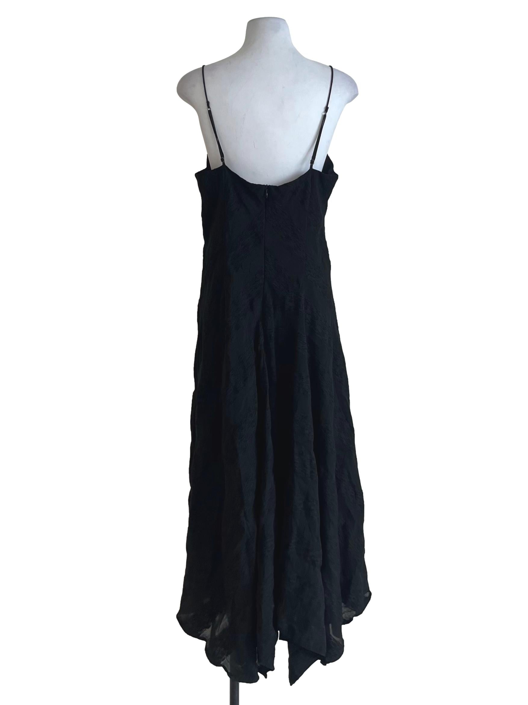Black V-Neck Sheath Dress