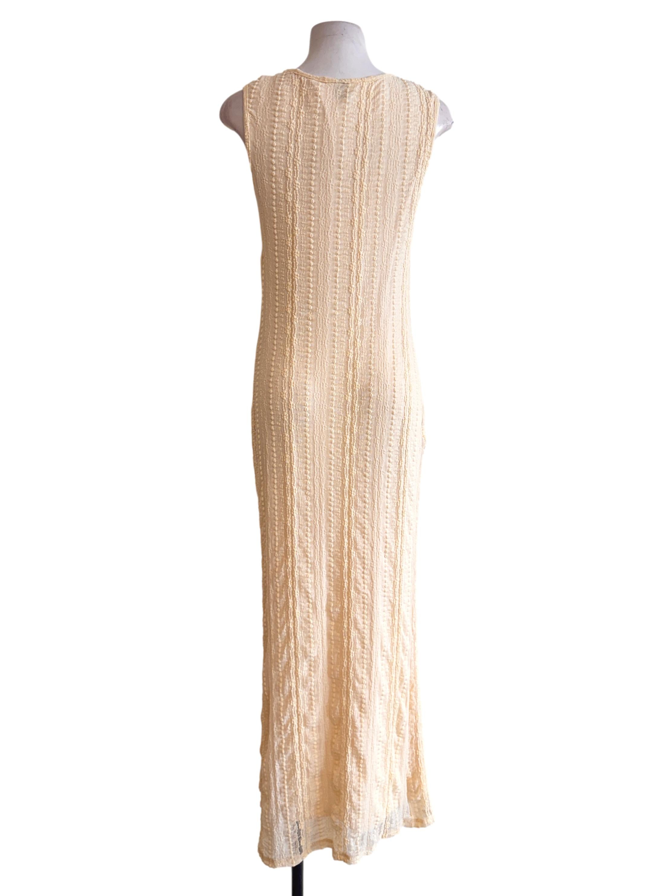 Eggnog Knit Lace Dress