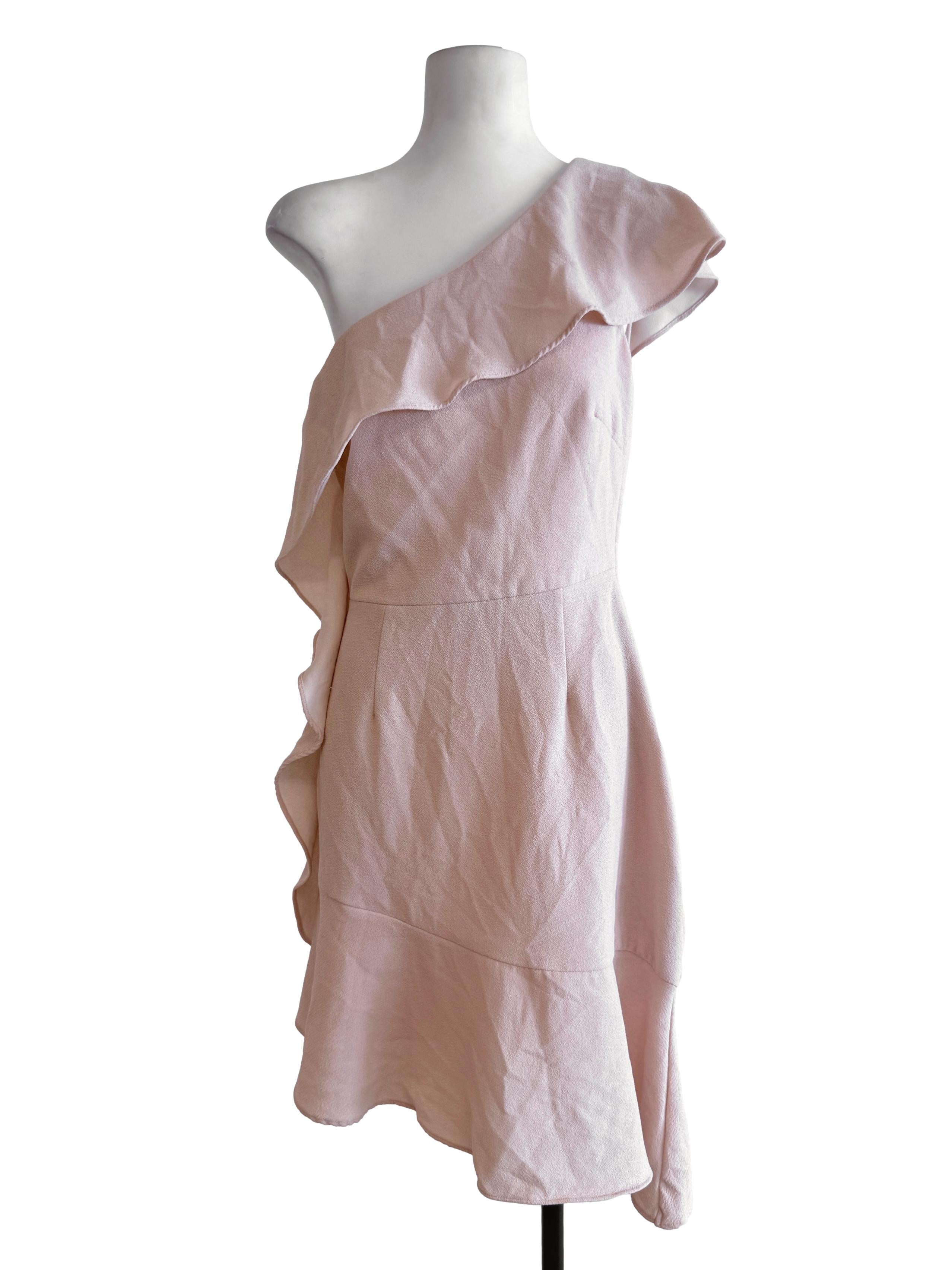 Coconut White Asymmetrical Dress