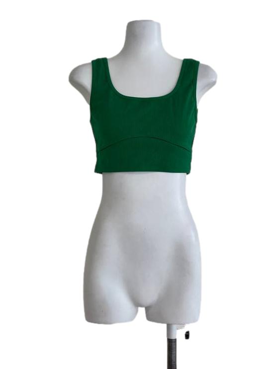 Supergurl Emerald Sharskin Crop Top | REFASH