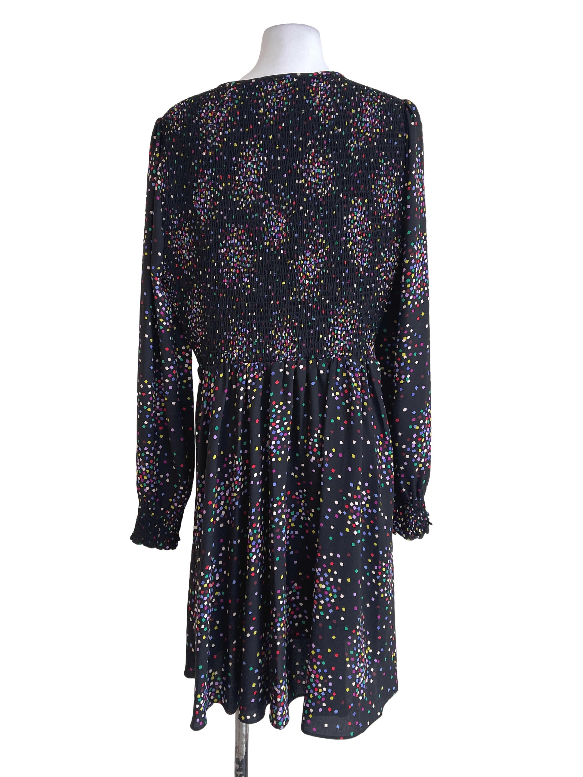 Black Dot Colorful Dress