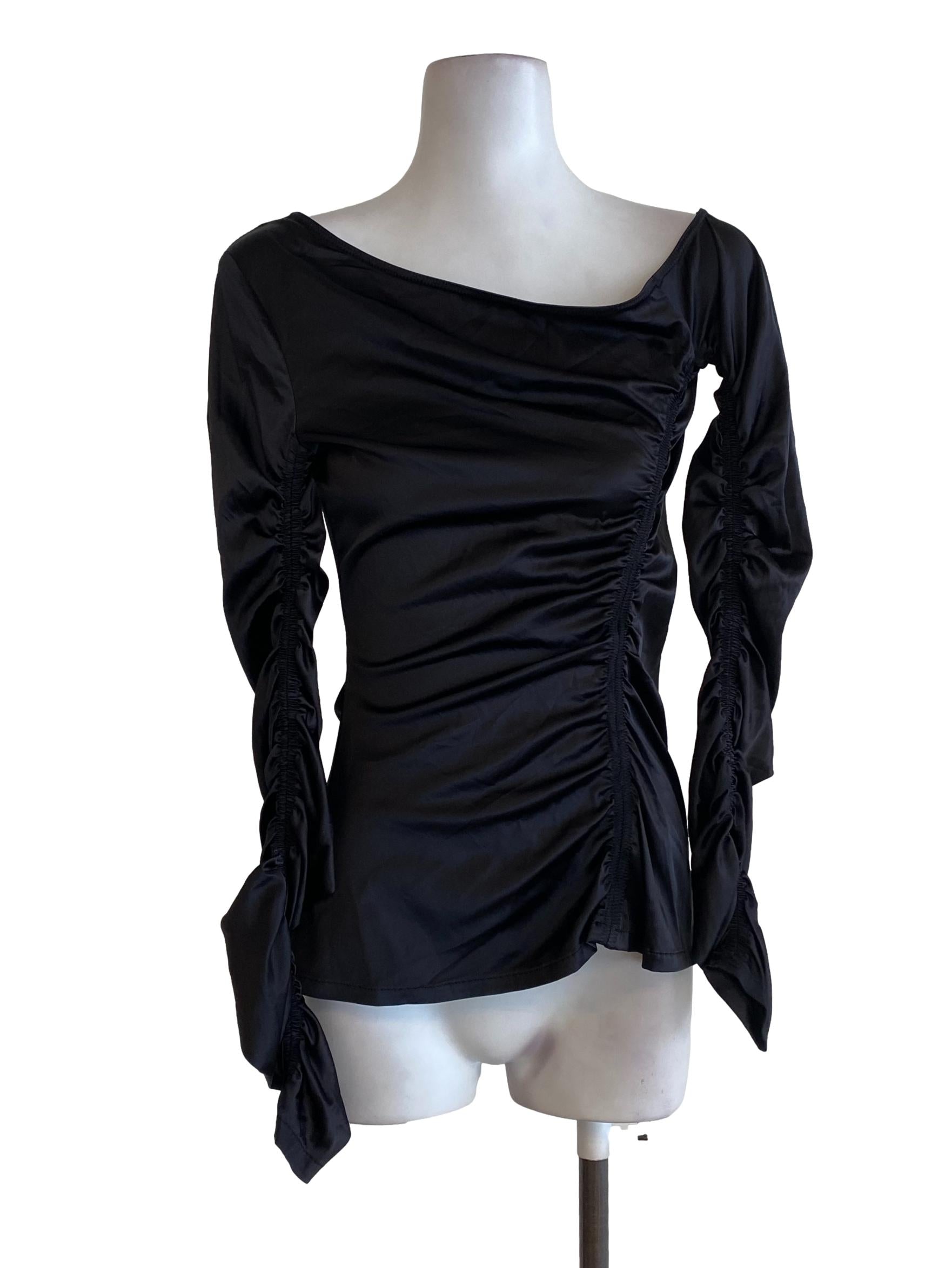 Black Bodycon Top