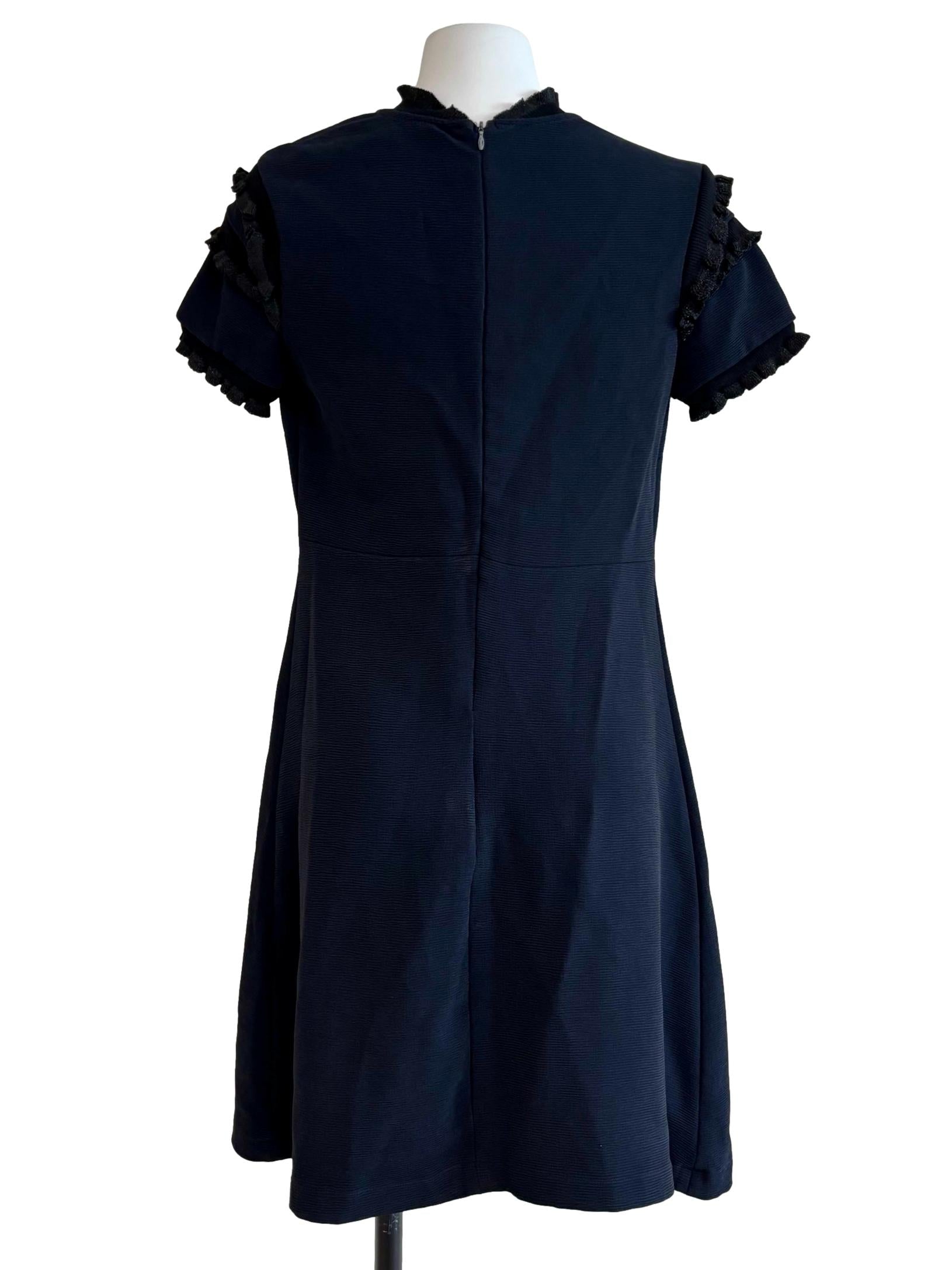 Peacock Blue A-Line Dress