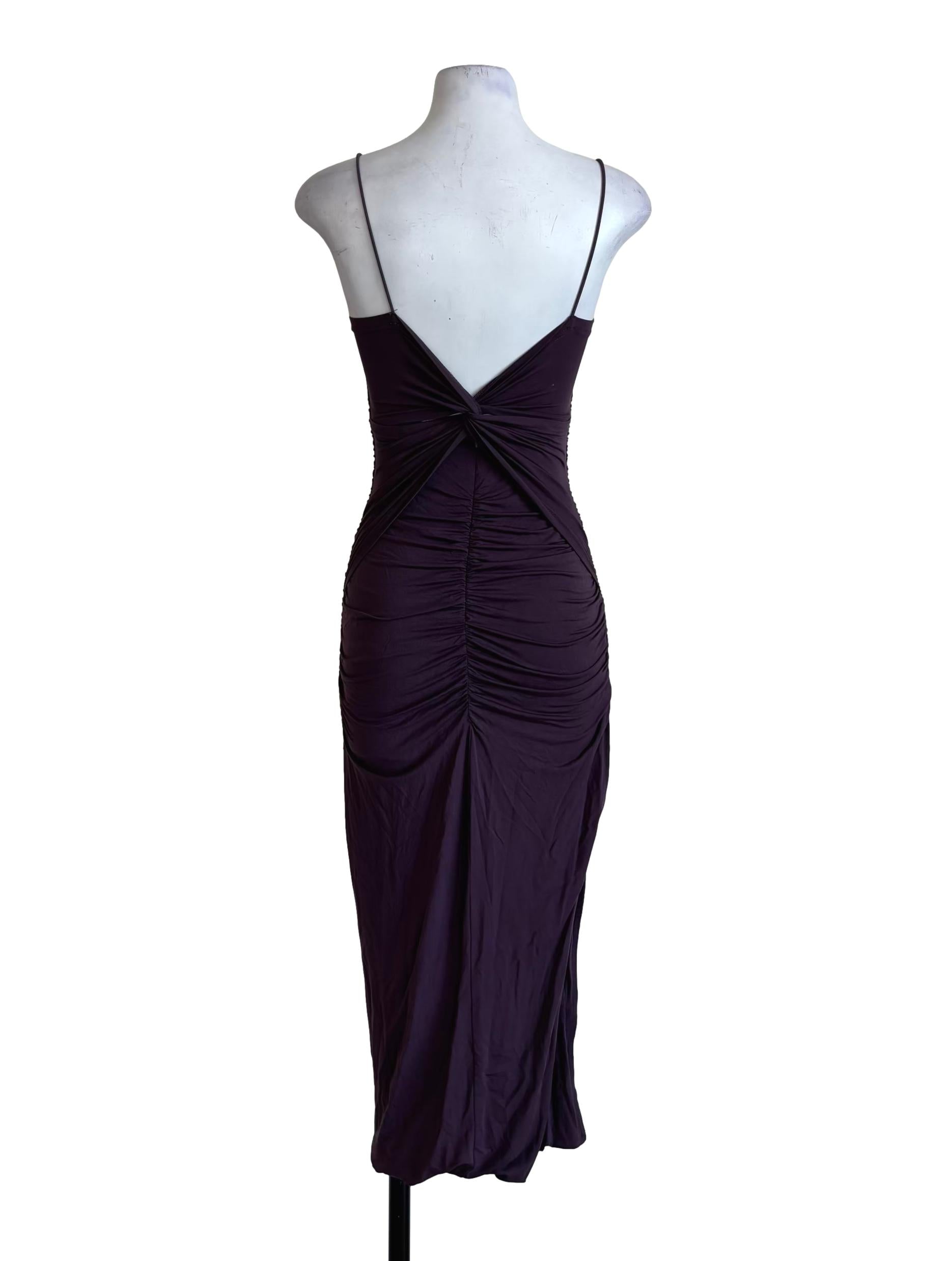 Violet Indigo Scrunched Bodycon Dress