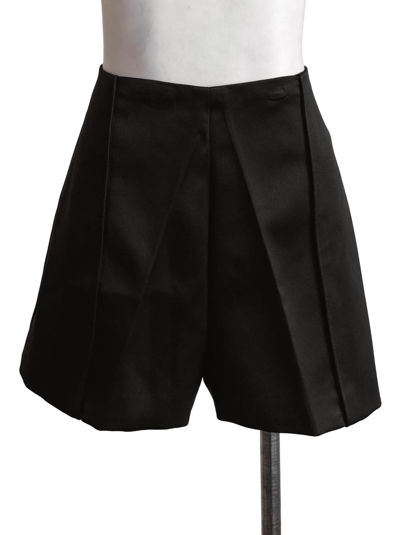 Black Satin Shorts LB