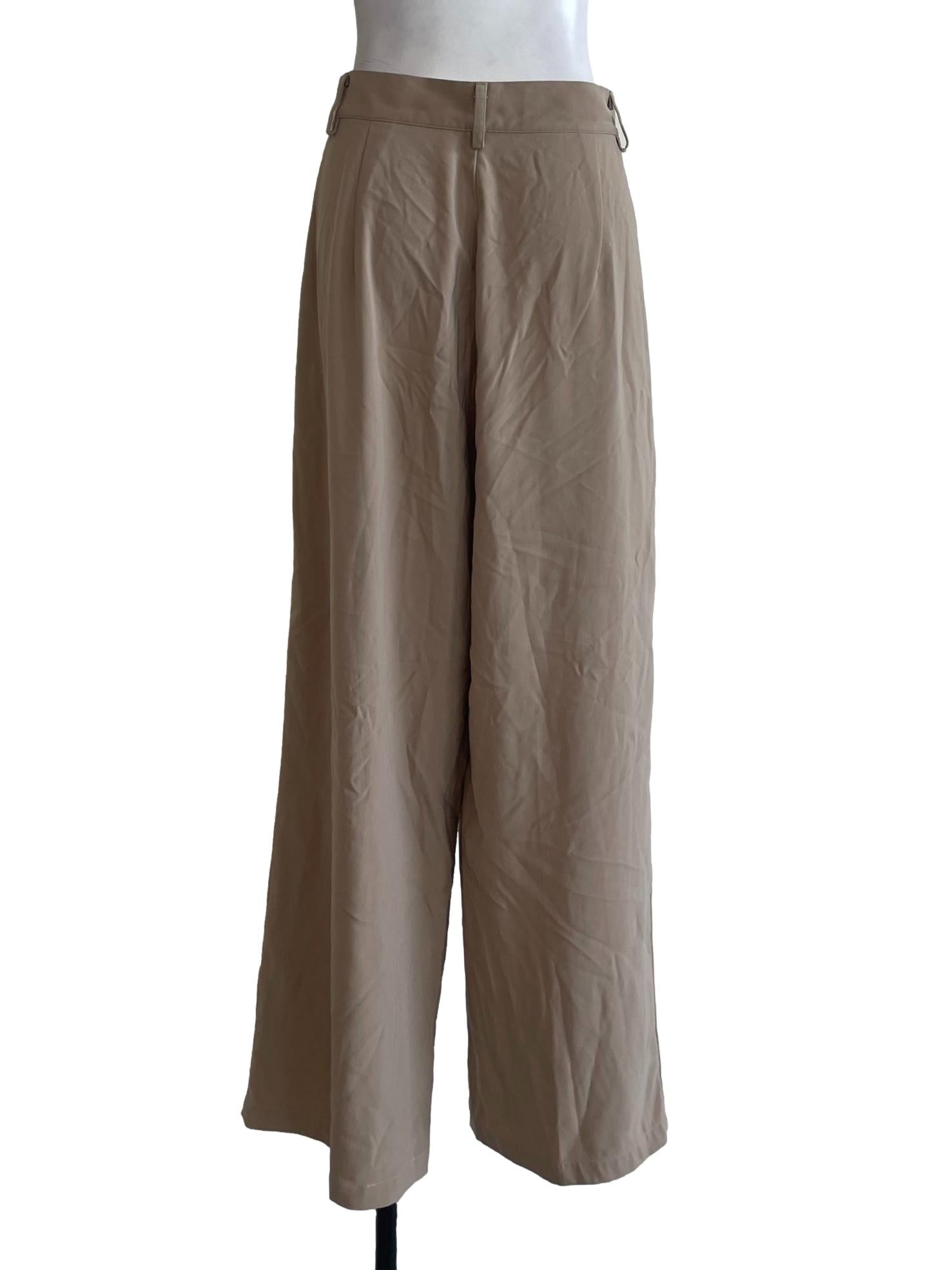 Light Brown Straight Cut Pants
